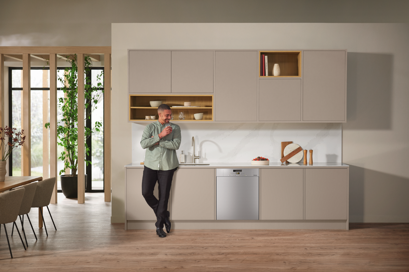 Miele Unterbaugeschirrspüler »G 5611 SCU Active Edelstahl CleanSteel«, 14 Maßgedecke