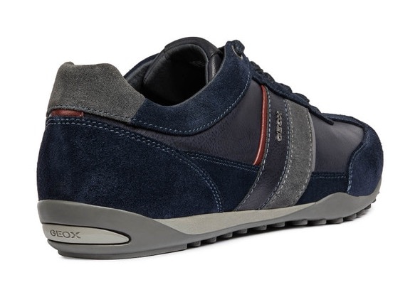 Geox Sneaker »U WELLS C«  Casual Schuh, Schnürschuh mit Logoverzierung