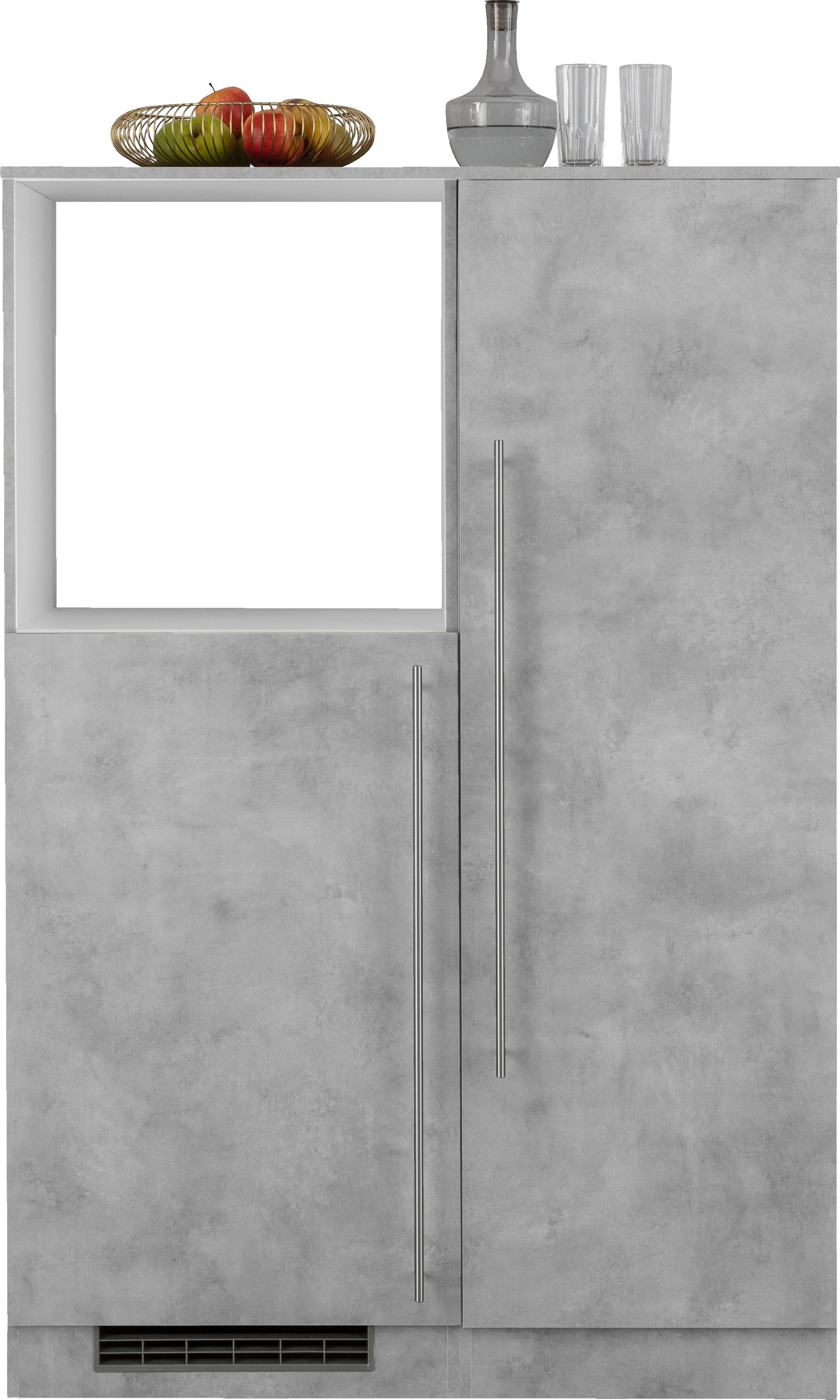 wiho Küchen Küche »Chicago« Back-/Kühlmodul, wahlweise mit E-Geräten, Breite 110 cm