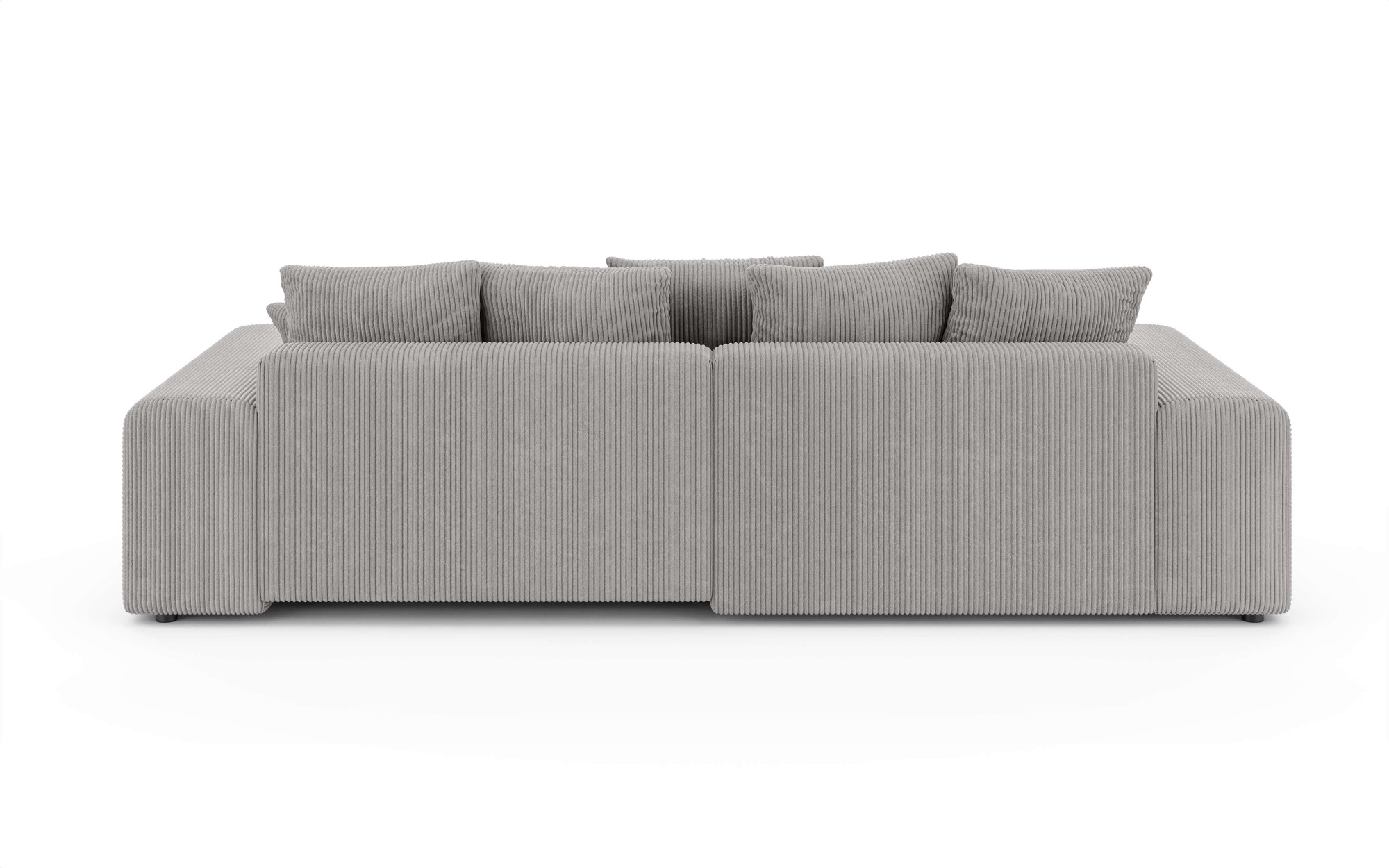Home affaire Ecksofa »LAKESIDE mit Bettfunktion und Bettkasten, B/T/H 257/166/84 cm«, L-Form, Recamiere beidseitig montierbar, Wellenunterfederung