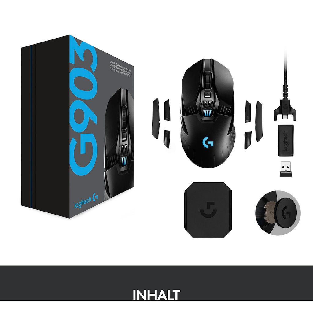 Logitech G Gaming-Maus »G903 Lightspeed HERO«, Funk