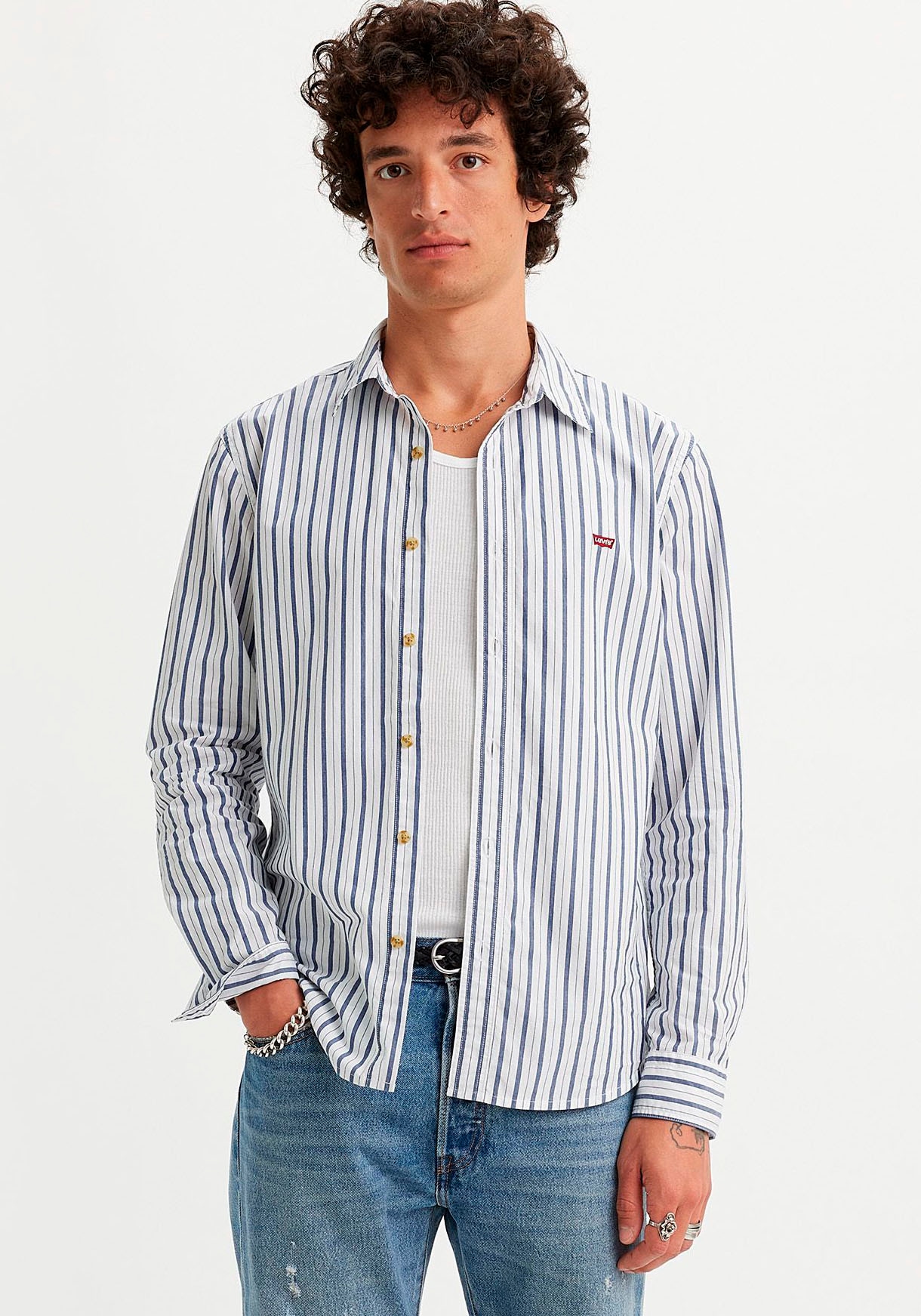 Levi's® Langarmhemd »BATTERY HM SHIRT SLIM«