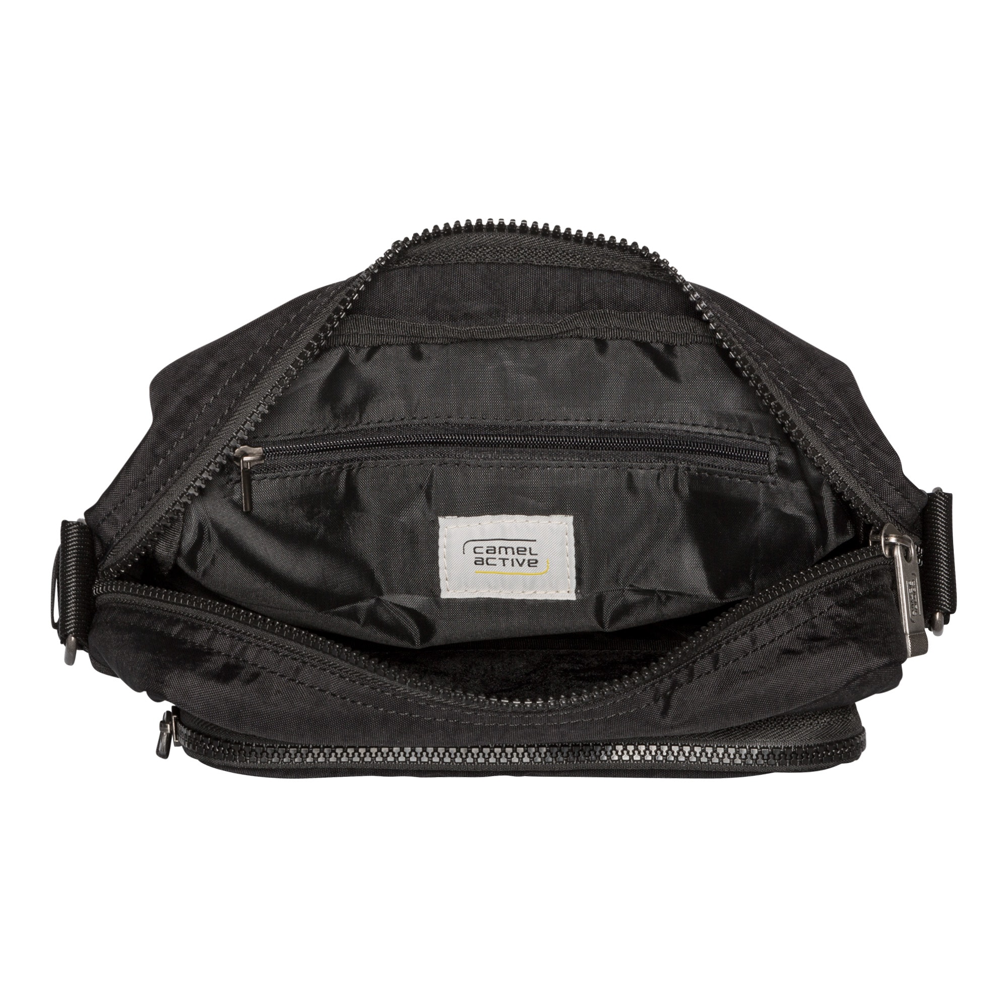 camel active Umhängetasche »Journey«, aus leichtem robusten Nylon, funktional perfekt für alle Lebenslagen