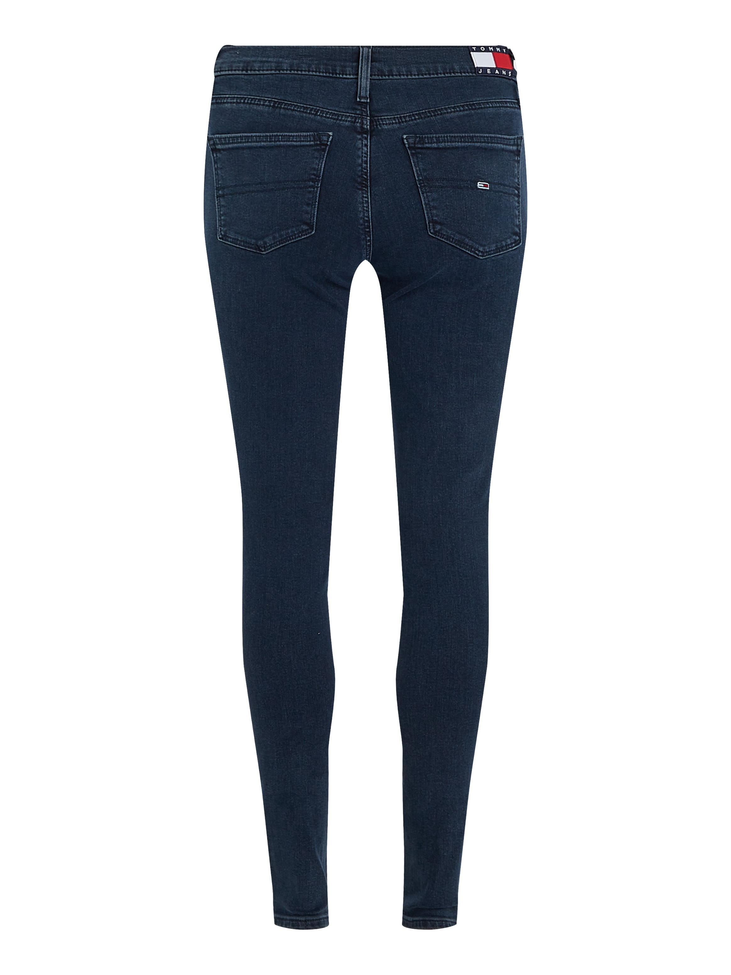 Tommy Jeans Skinny-fit-Jeans »NORA MR SKNY«, mit Waschung, mit Logo-Badge