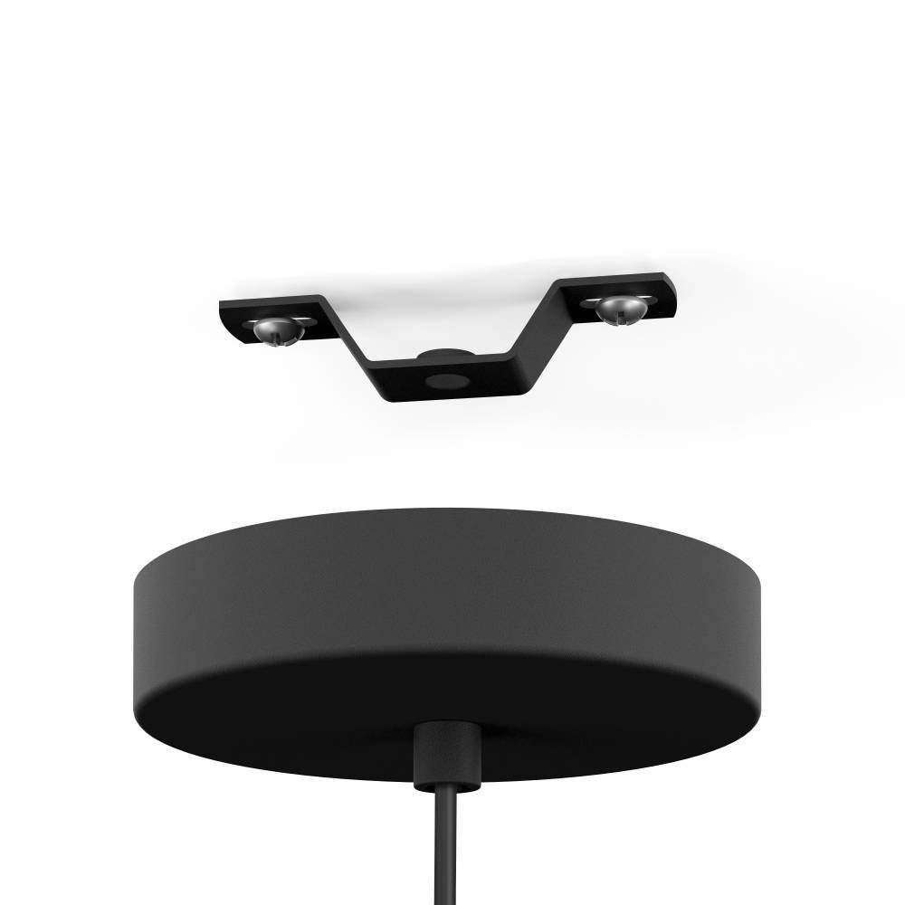 EGLO Hängeleuchte »ROUNDHAM« E27 1 Stk. Hängeleuchte, schwarz, messing-gebürstet,  1X40W exkl.