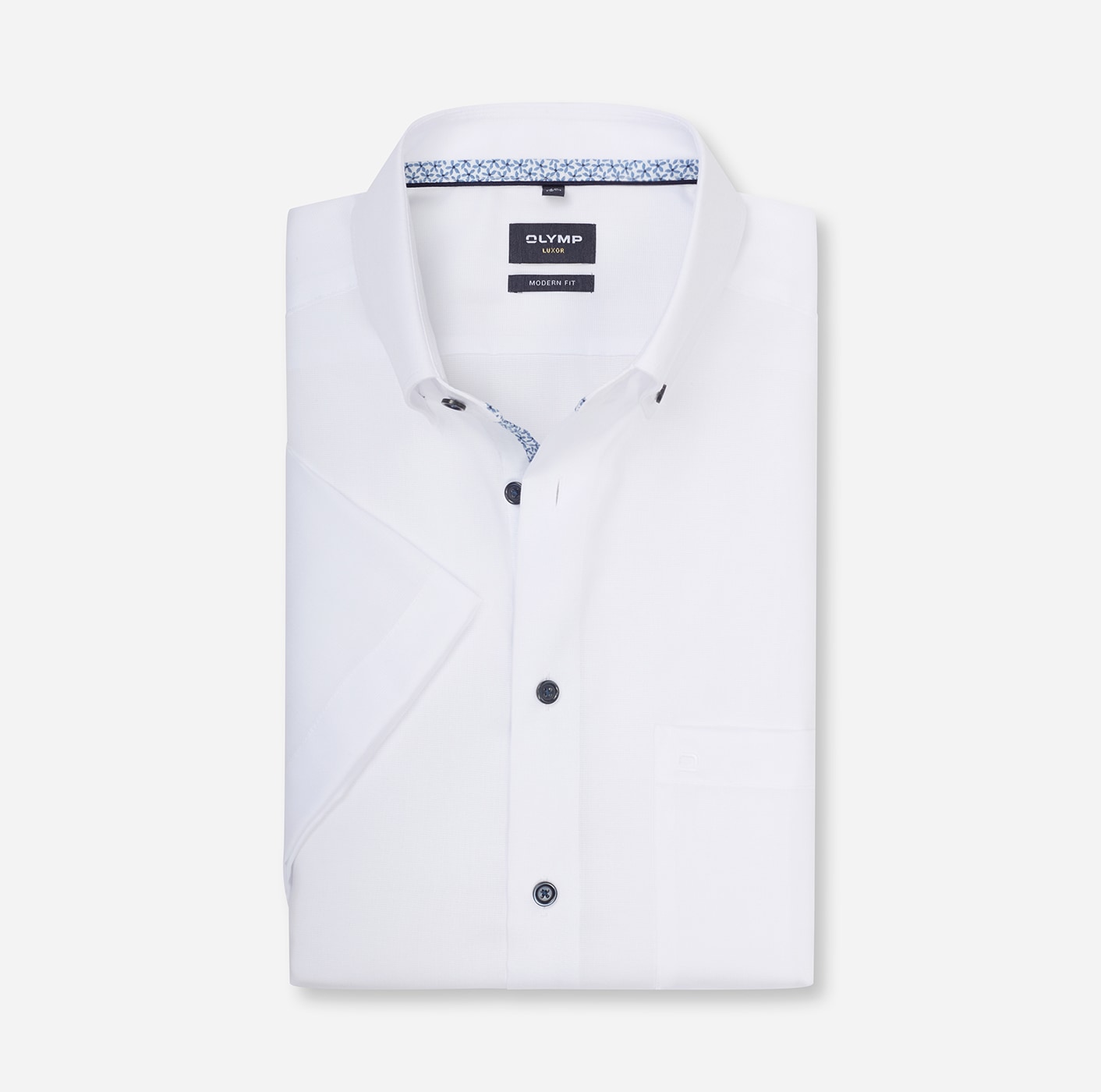 OLYMP Kurzarmhemd »Luxor« Businesshemd, modern fit, Button-down-Kragen