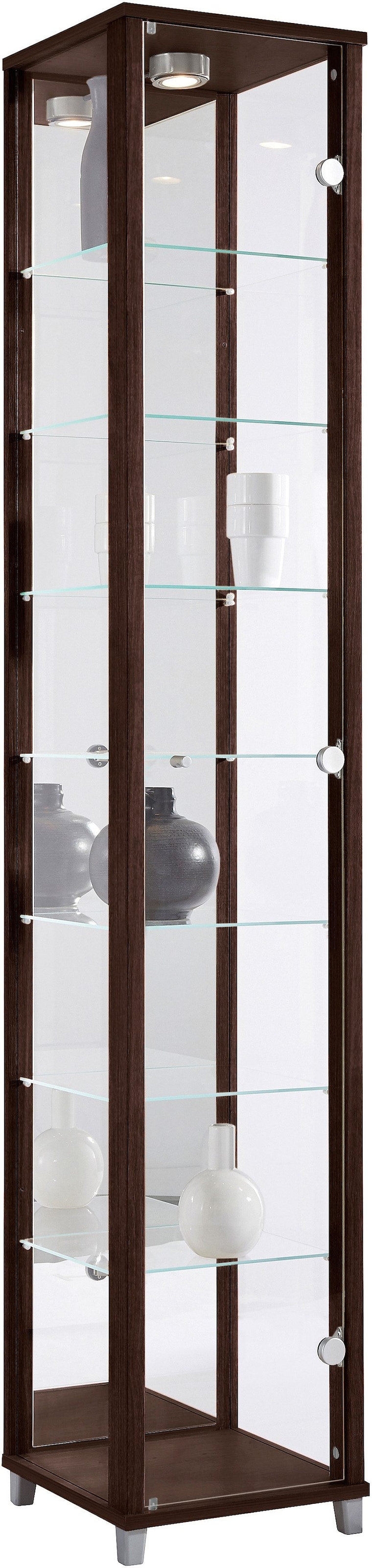 fif möbel Vitrine »OPTIMA«, Standvitrine/Glasvitrine 1x Glastür,perfekt für Sammler,Sammlervitrine