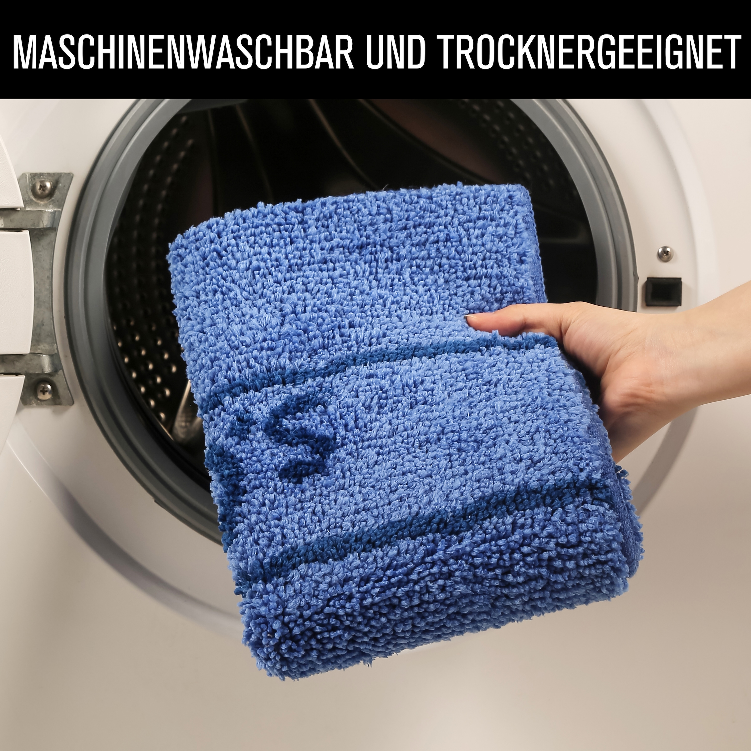 s.Oliver Badematte »Allie, Badvorleger, Badezimmer Teppich, Duschvorleger« Höhe 10 mm rutschhemmend beschichtet schnell trocknend | strapazierfähig Badteppich, weiche Haptik, unifarben mit s.Oliver Schriftzug