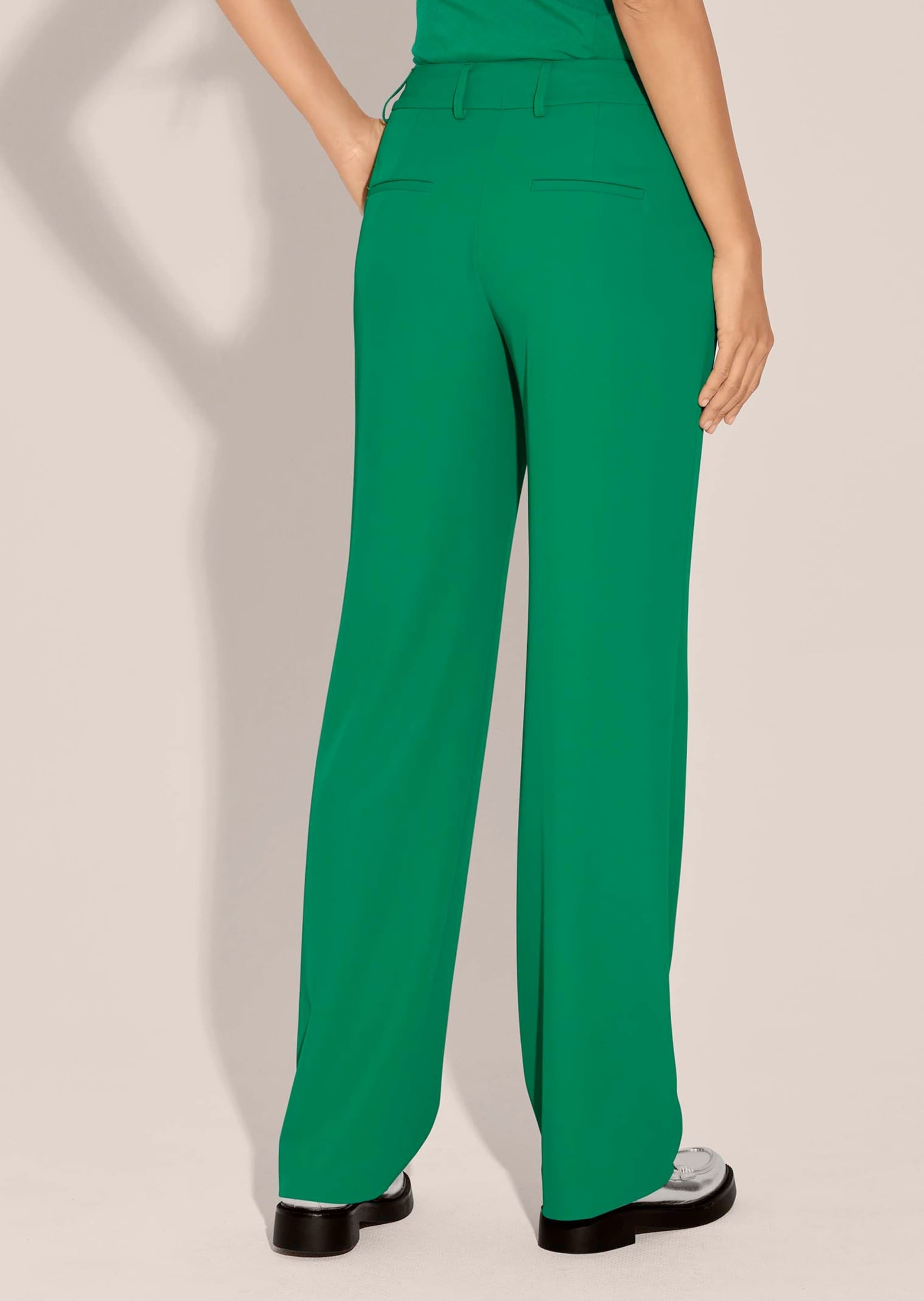 MADELEINE Stoffhose »Hose Weite Stretch-Hose mit Bügelfalten«