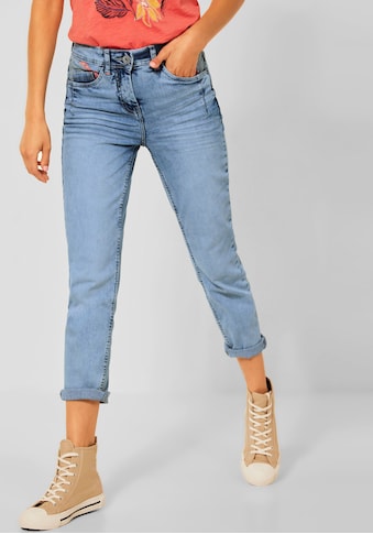 Cecil Slim-fit-Jeans, mit kontrastfarbener Stickerei an den Taschen kaufen