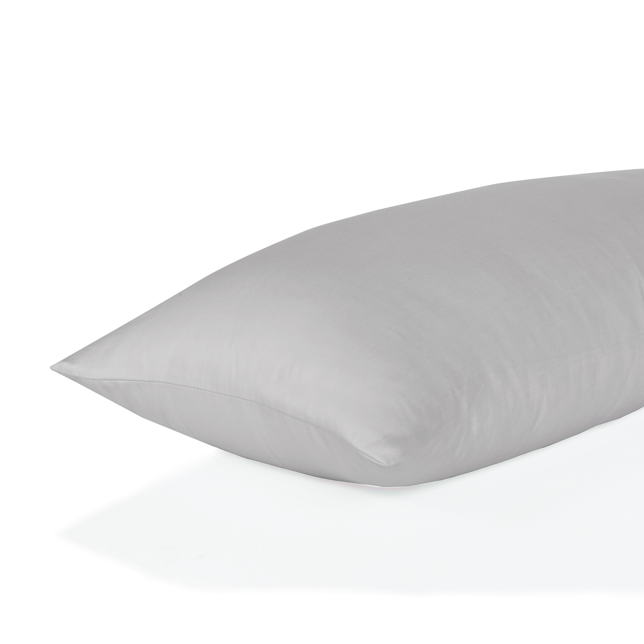 Florella Kissenbezüge »Uni silber Edel-Satin,  100% Baumwolle«