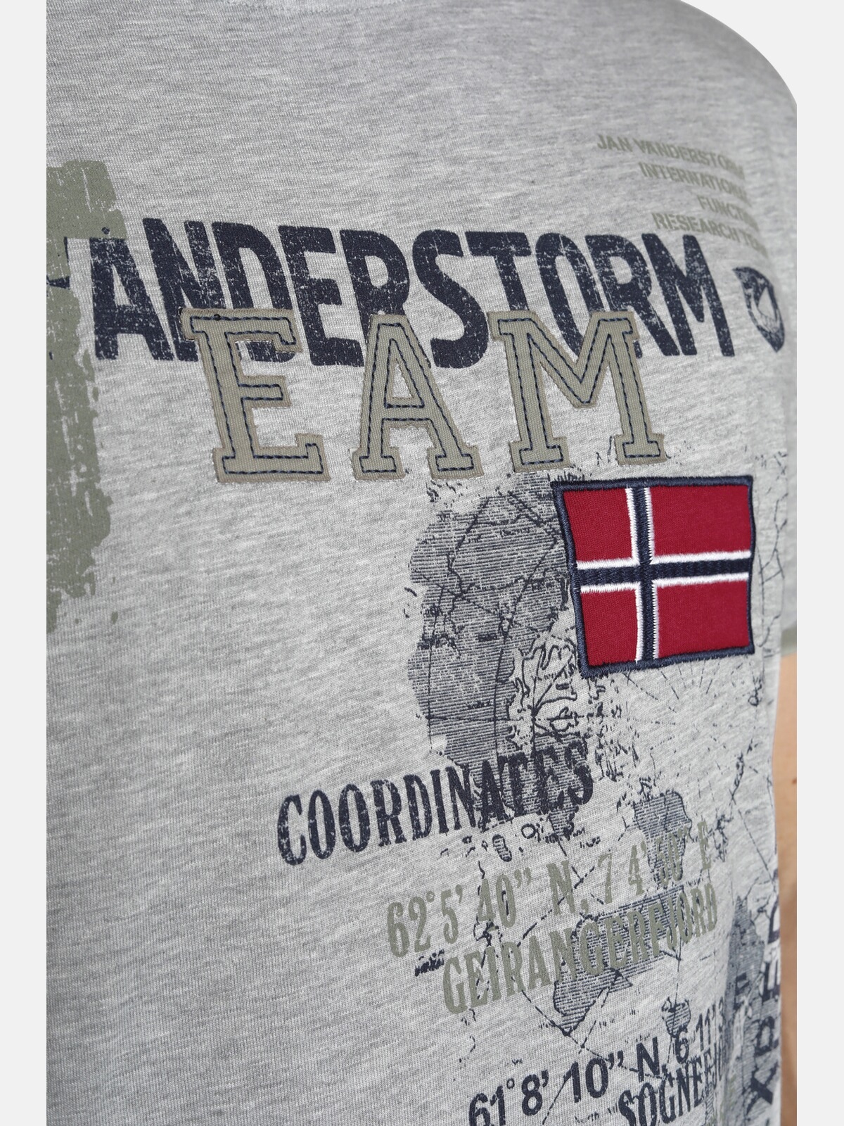Jan Vanderstorm T-Shirt »T-Shirt SÖLVE«