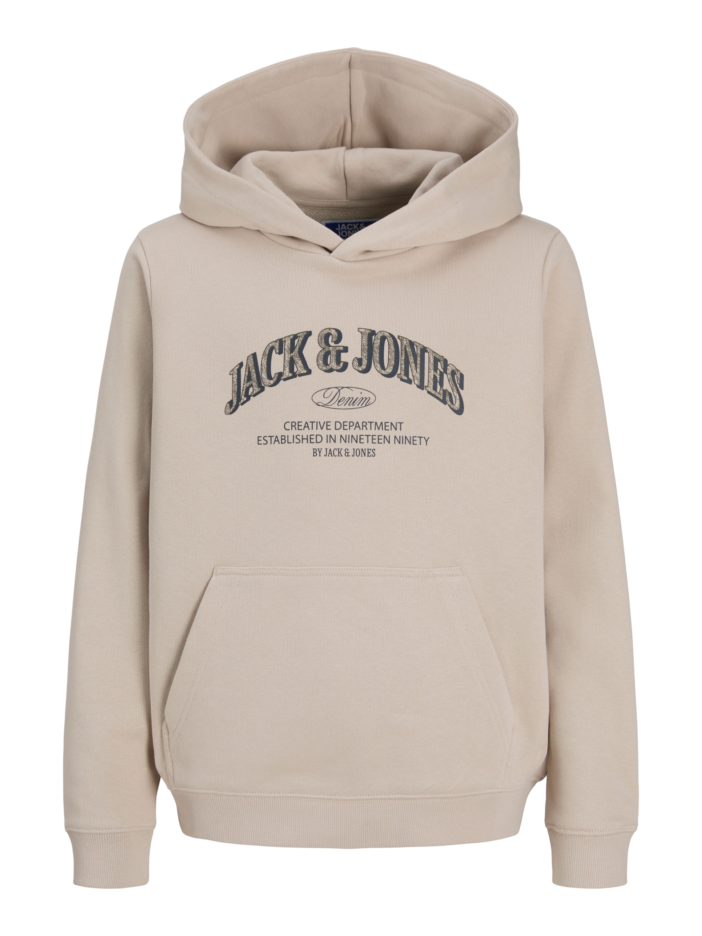 Jack & Jones Junior Kapuzensweatshirt »JJEDENVER LOGO SWEAT HOOD JNR«, Baumwollmischung, locker geschnitten
