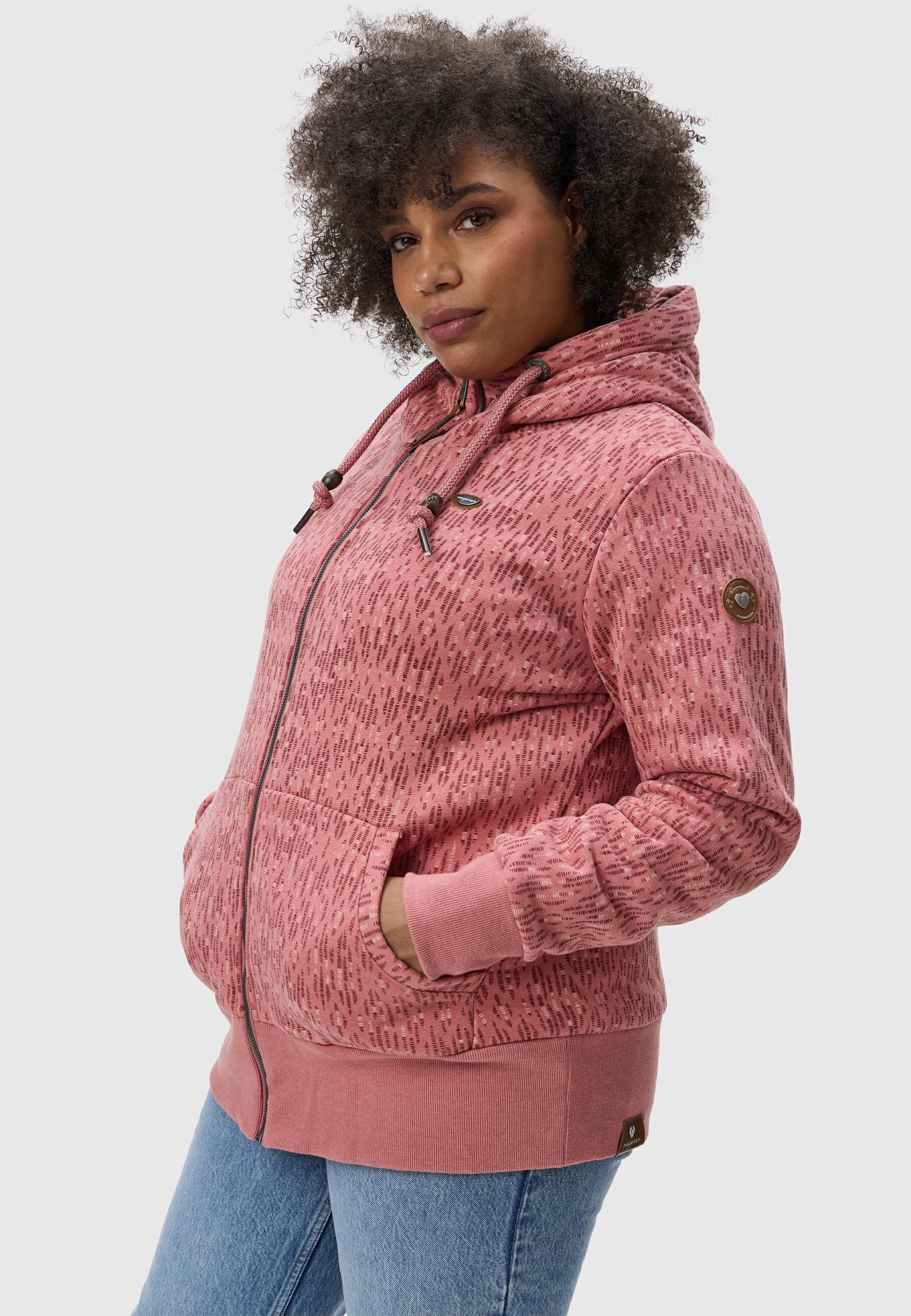 Ragwear Sweatjacke »Sweatjacke Neska Print Zip Plus«