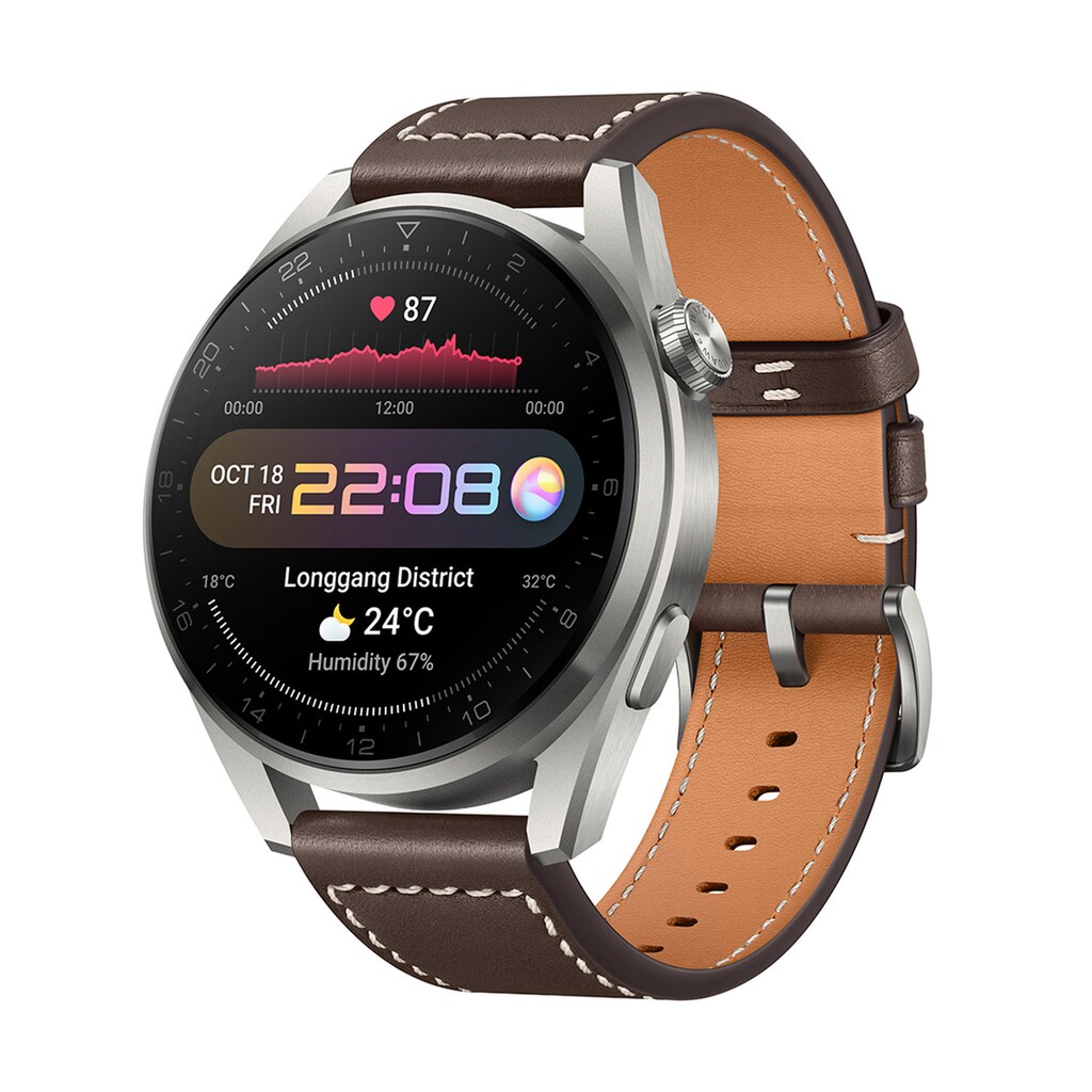 Huawei Smartwatch »Huawei Watch 3 Pro Classic«, (Harmony OS)
