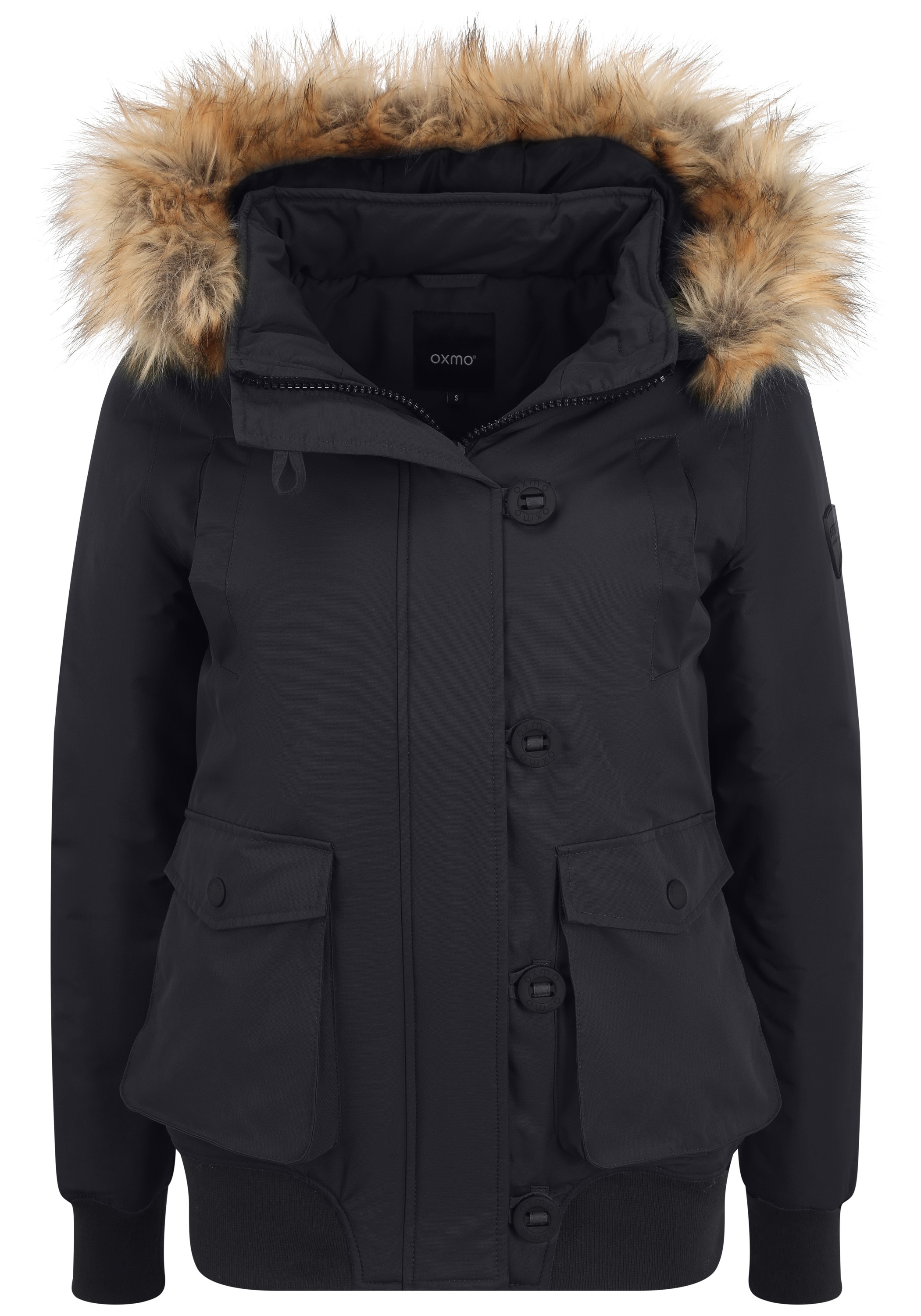 OXMO Winterjacke »Winterjacke OXAcila«, mit Kapuze