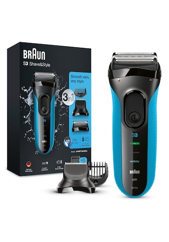 Braun Elektrorasierer »Series 3 Shave&Style 3010BT«, Wet&Dry, 30 Minuten Akkulaufzeit kaufen