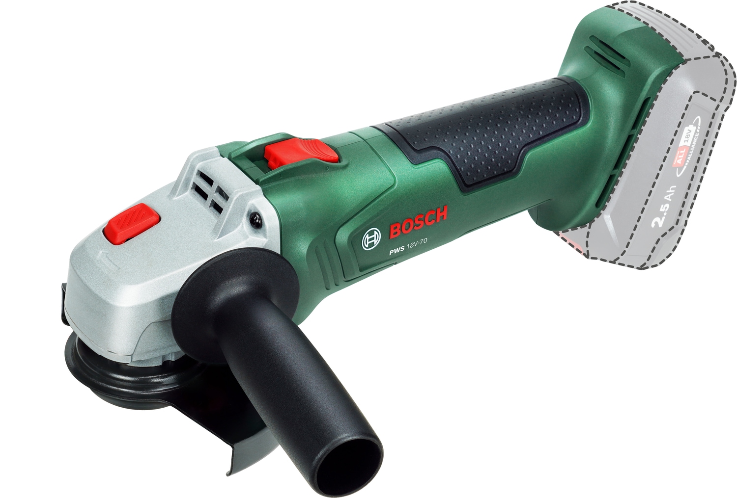 Bosch Home & Garden Akku-Winkelschleifer »PWS 18V-70 (125mm) solo« ohne Akku und Ladegerät