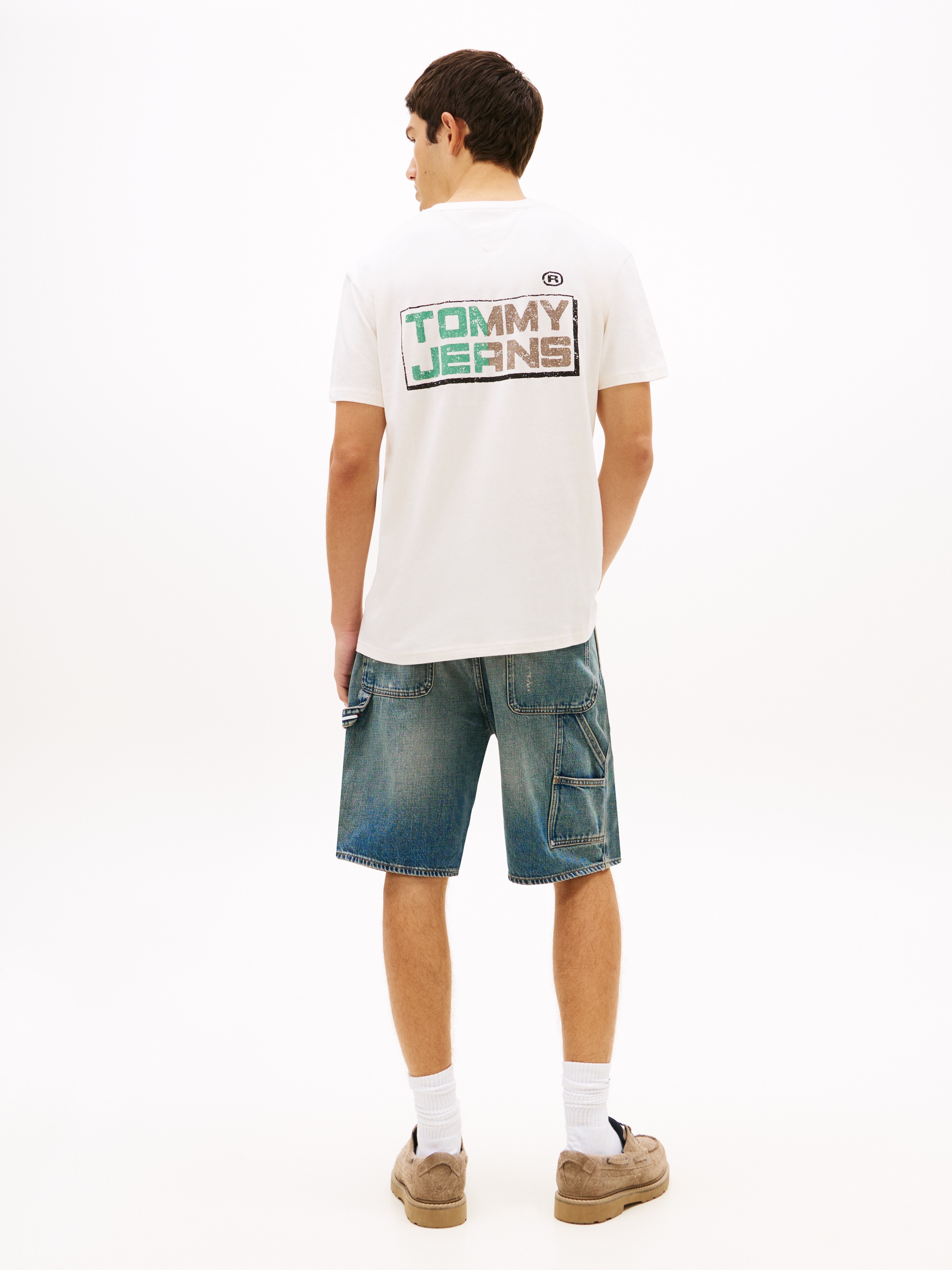 Tommy Jeans T-Shirt »TJM REGULAR GYM BLOCK« mit Rundhalsausschnitt
