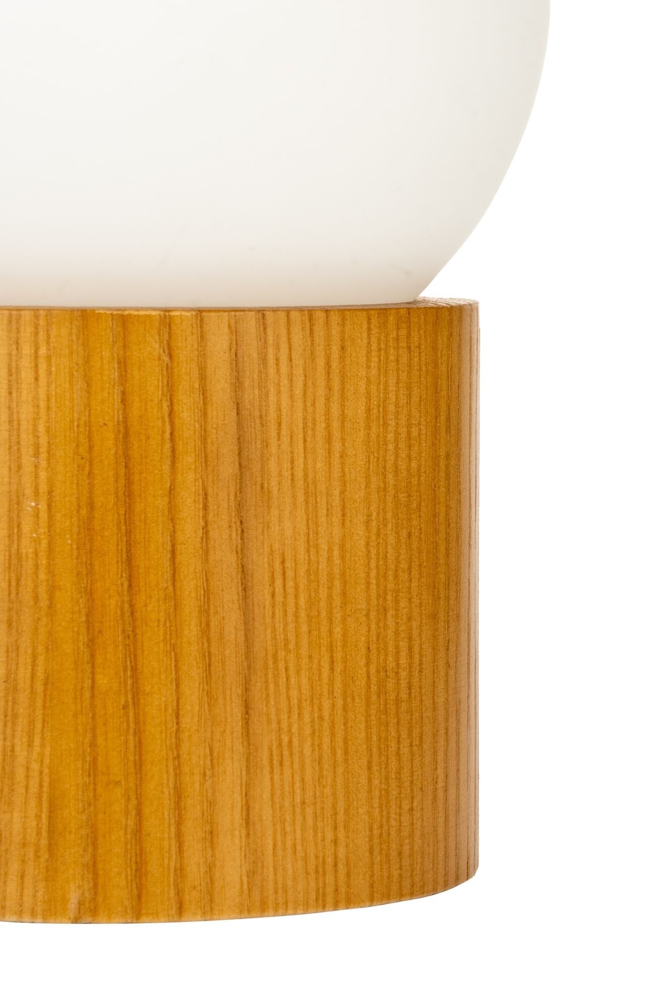 Pauleen Tischleuchte »Woody Shine Glas/Eschenholz 230V max. 3,5W Weiß/Holz natur«, 1 flammig, Leuchtmittel G9 | ohne Leuchtmittel, G9
