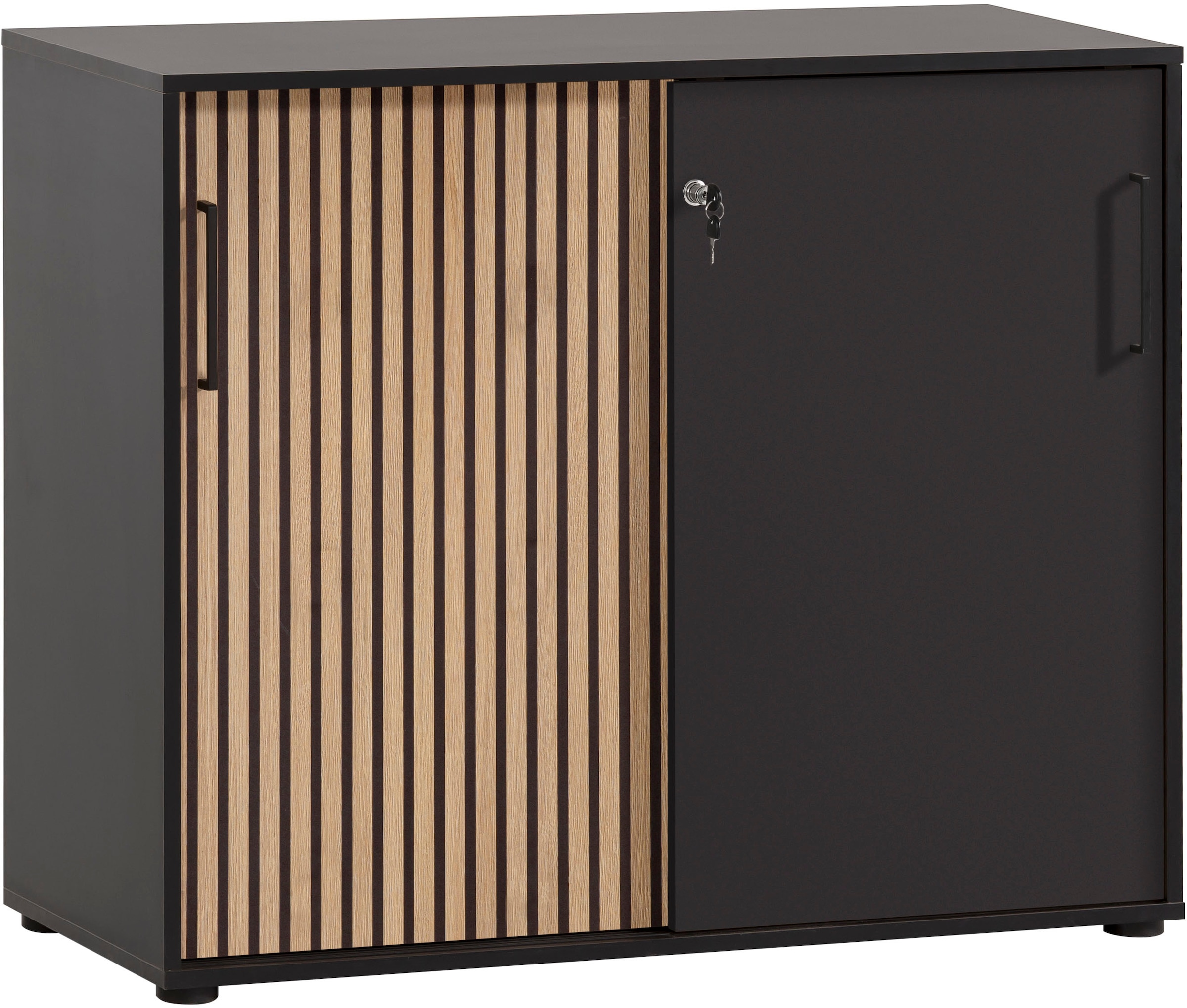 Tchibo - Aktenschrank »Hank« - 100x41x83,5cm - schwarz -