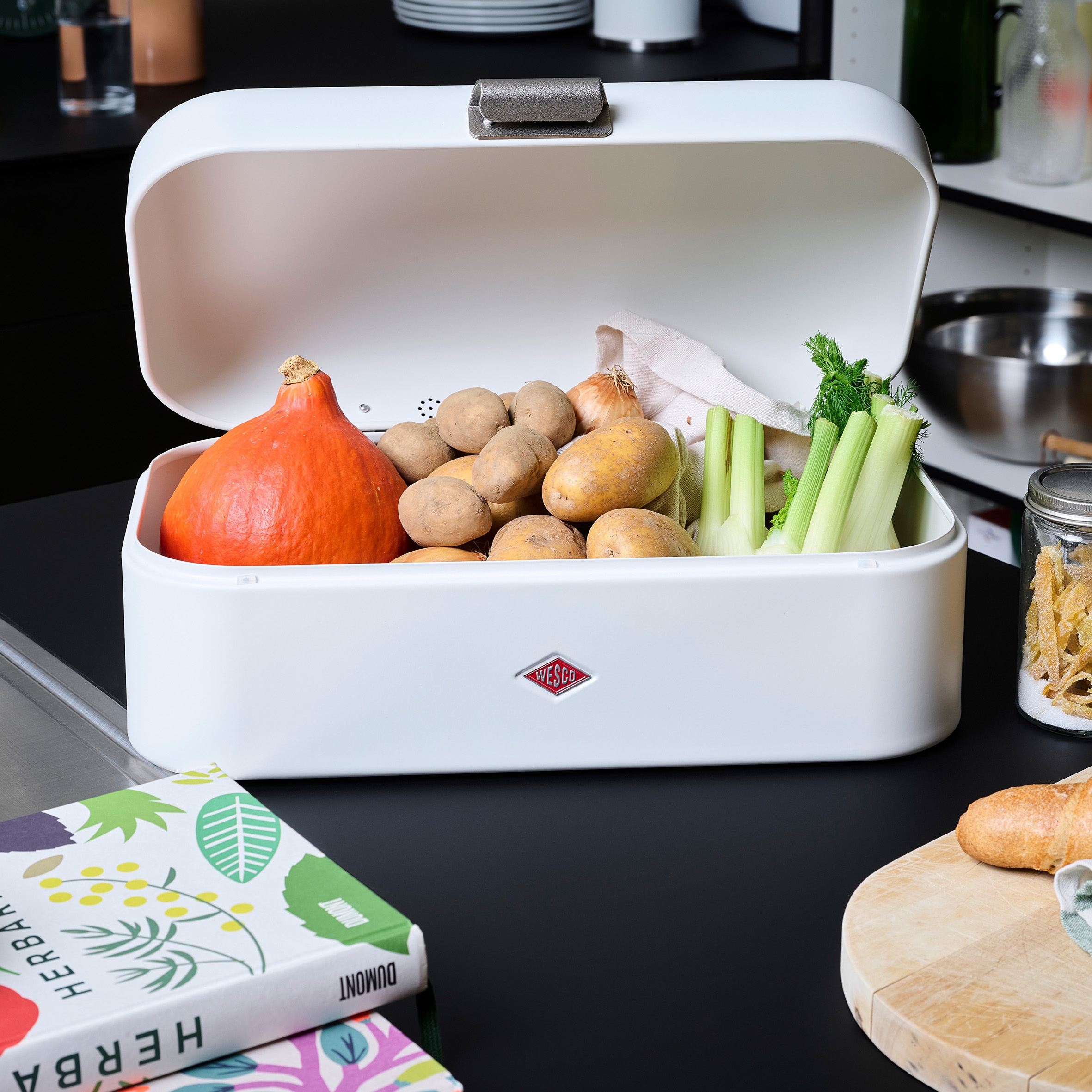 WESCO Brotkasten »Grandy - Brotdose« 1 Stk. tlg. Lüftungslöcher auf der Rückseite, Metallschaniere