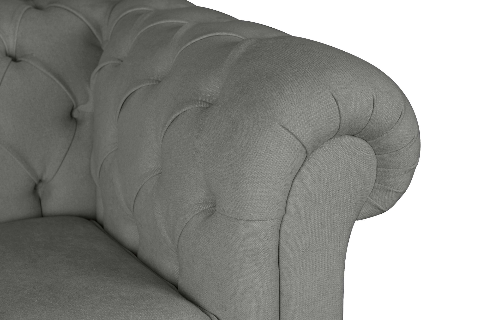 Home affaire 2-Sitzer »CHARENTE, Chesterfield-Sofa, Wellenfederung, Maße: B/T/H: 147/89/74 cm« mit edler Knopfheftung und typischen Armlehnen