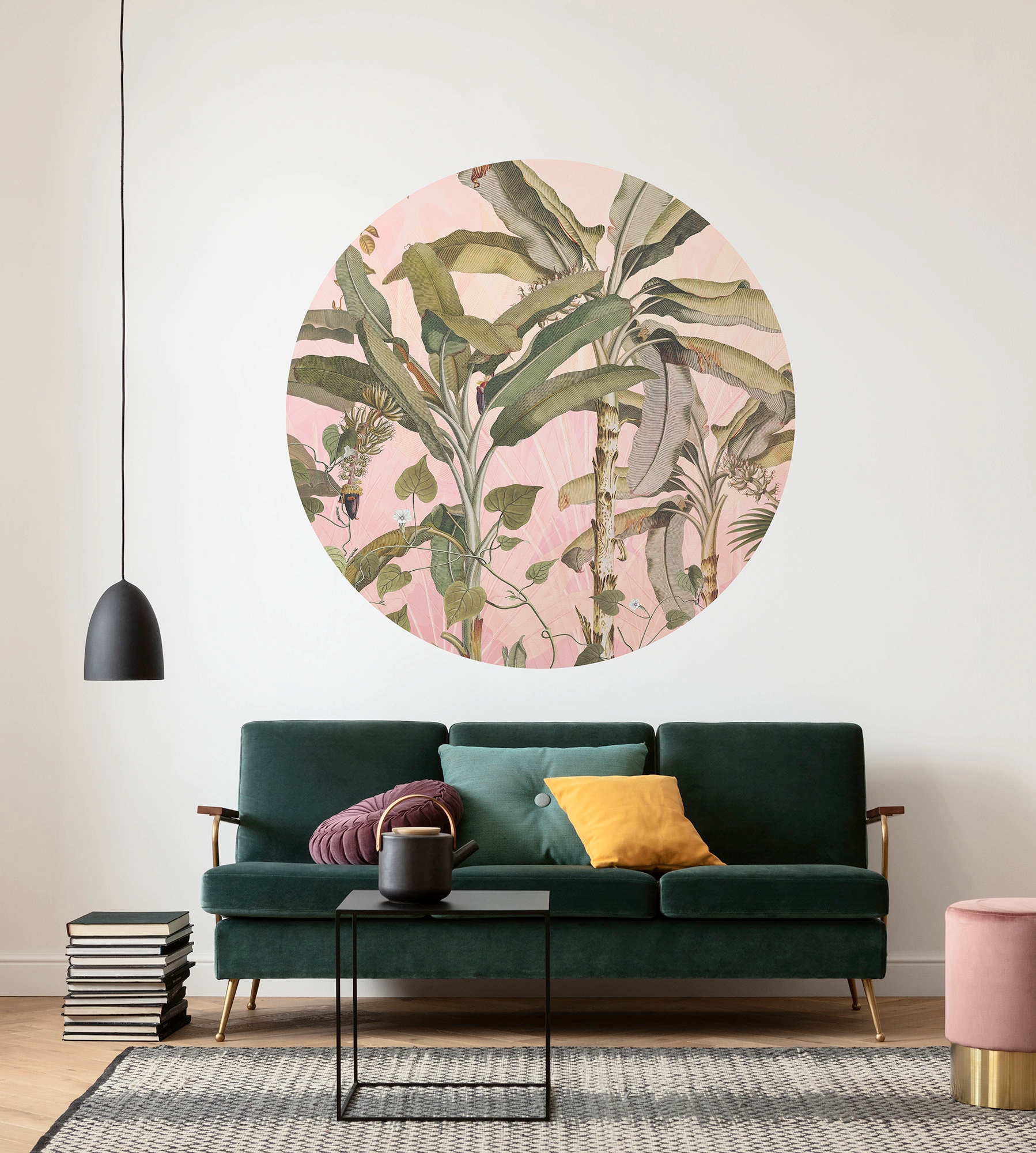 Komar Fototapete "Dot - selbstklebende Vlies Fototapete - Botany - Größe 125 x 125 cm" Motiv  bedruckt glatt