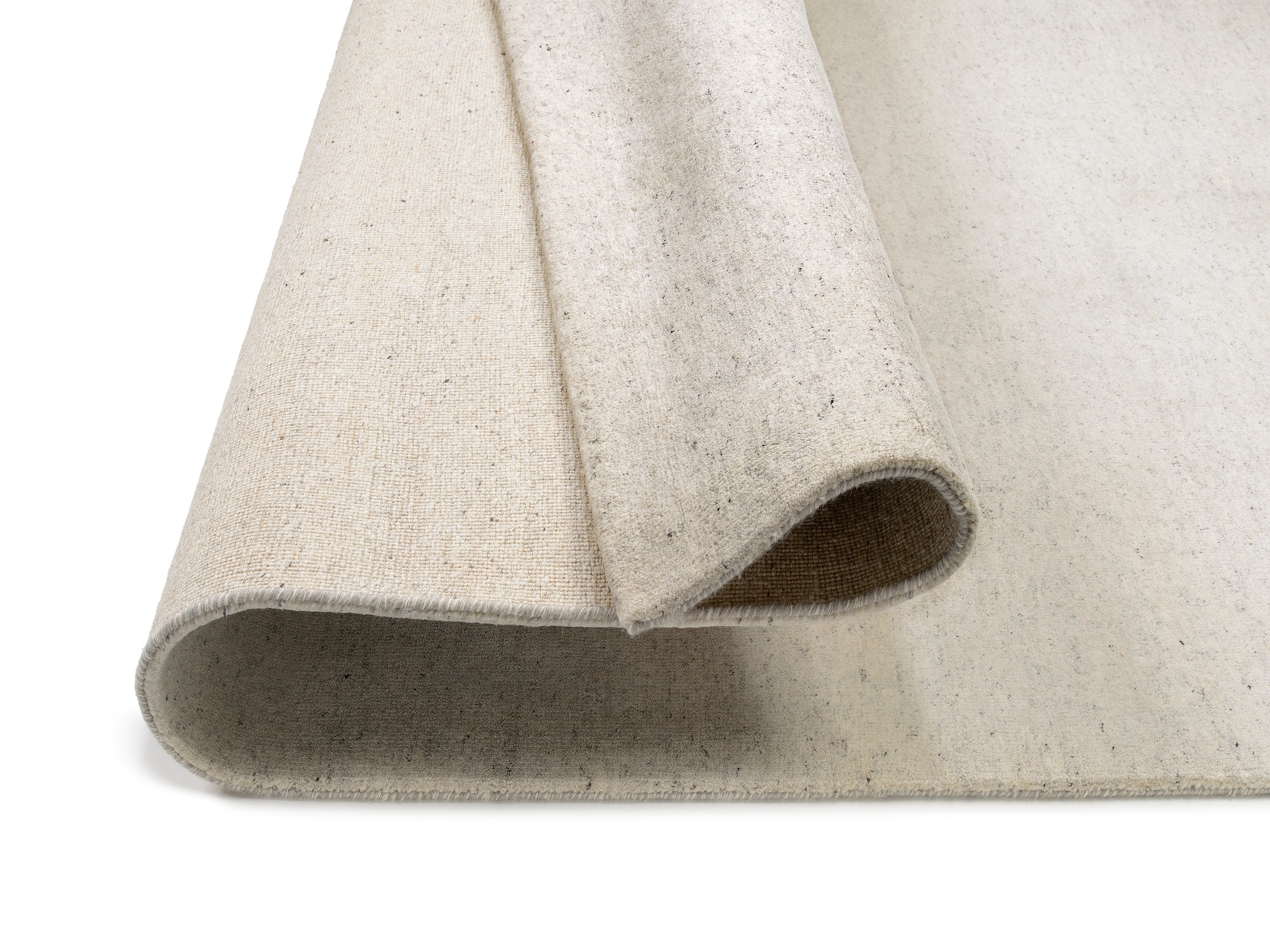 OCI DIE TEPPICHMARKE Wollteppich »ESEMPIO UNI MELANGE«, rechteckig, 18 mm Höhe, reine Wolle, handgeknüpft, hochwertig verarbeitet, natürlich warm