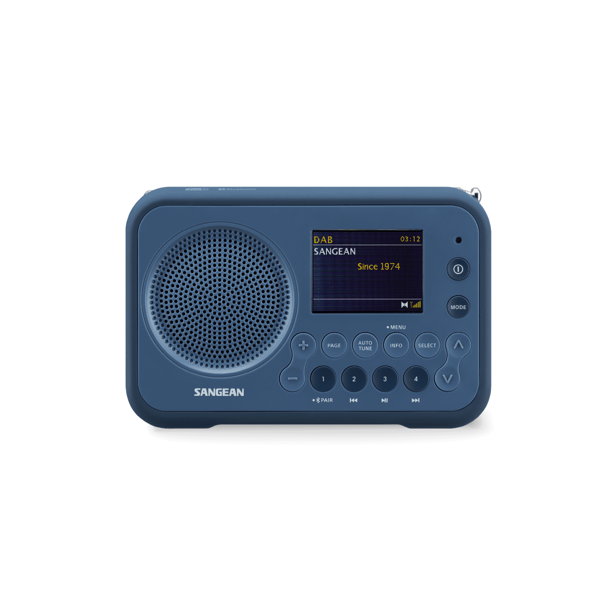 Sangean Digitalradio (DAB+) »SANGEAN DPR-76BT«, (Bluetooth FM-Tuner mit RDS-Digitalradio (DAB+)