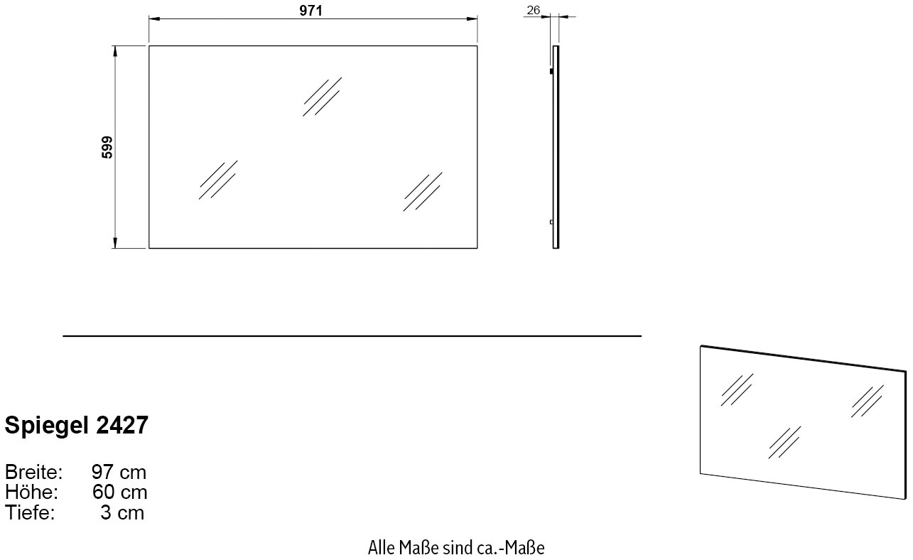 GERMANIA Garderoben-Set »GW-Utah«, (Set, 3 St.)