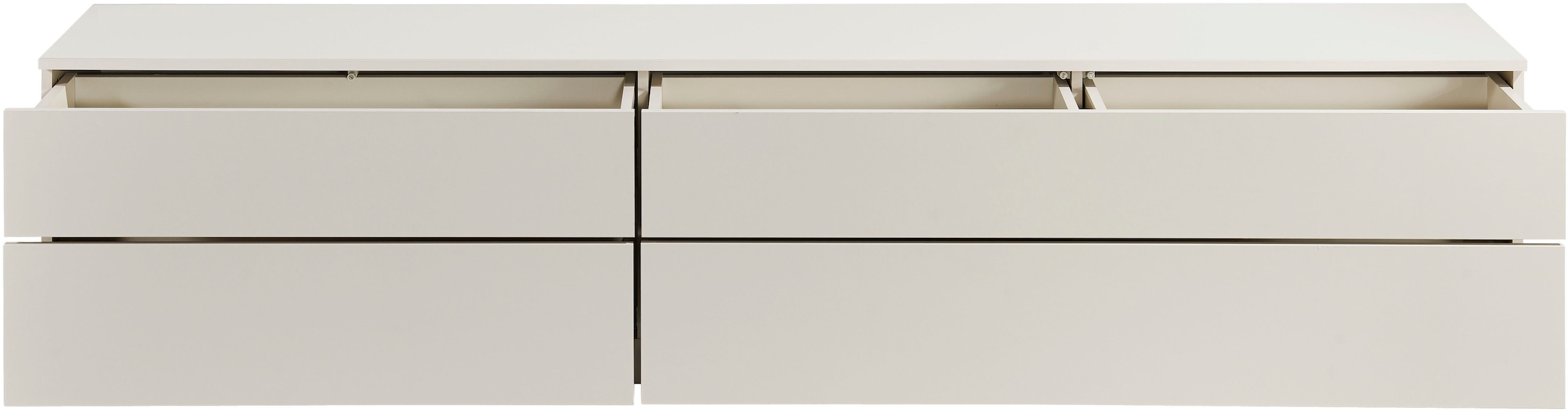 HBZ Lowboard »Vince Lowboard, B/H/T 220x50x38 cm« 1 Stk. tlg. Breite 220 cm, Push-to Open, Melaminbeschichtung