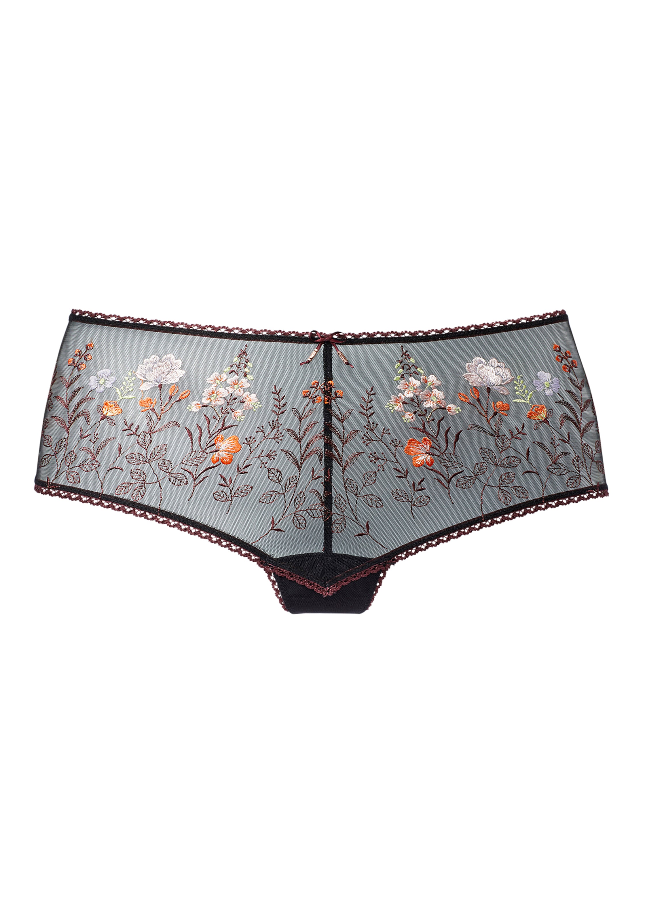 LASCANA Stringpanty »Maria«, mit bunten Blumen aus Stickereispitze