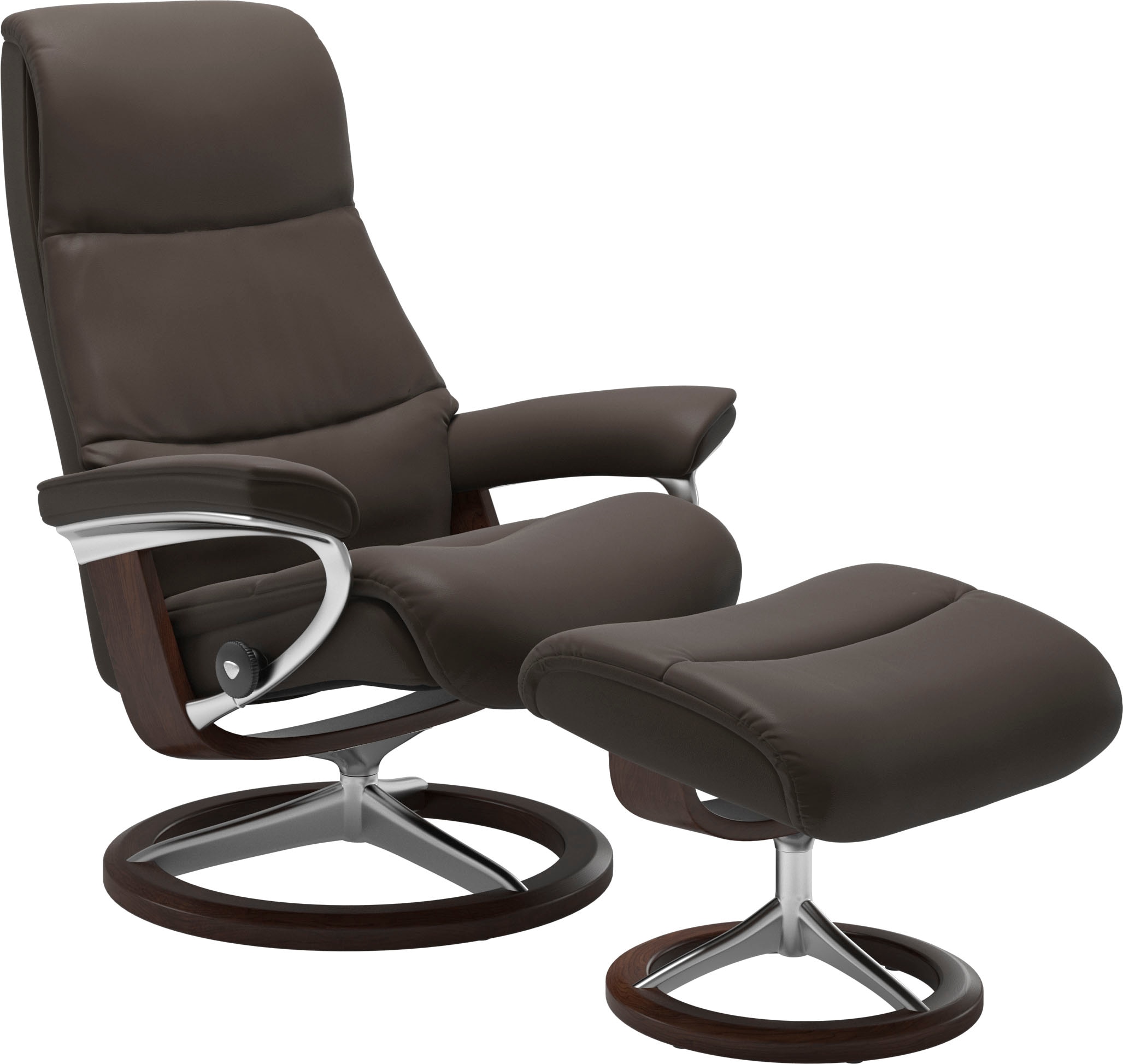 Stressless® Relaxsessel »View«, mit Signature Base, Größe M,Gestell Braun