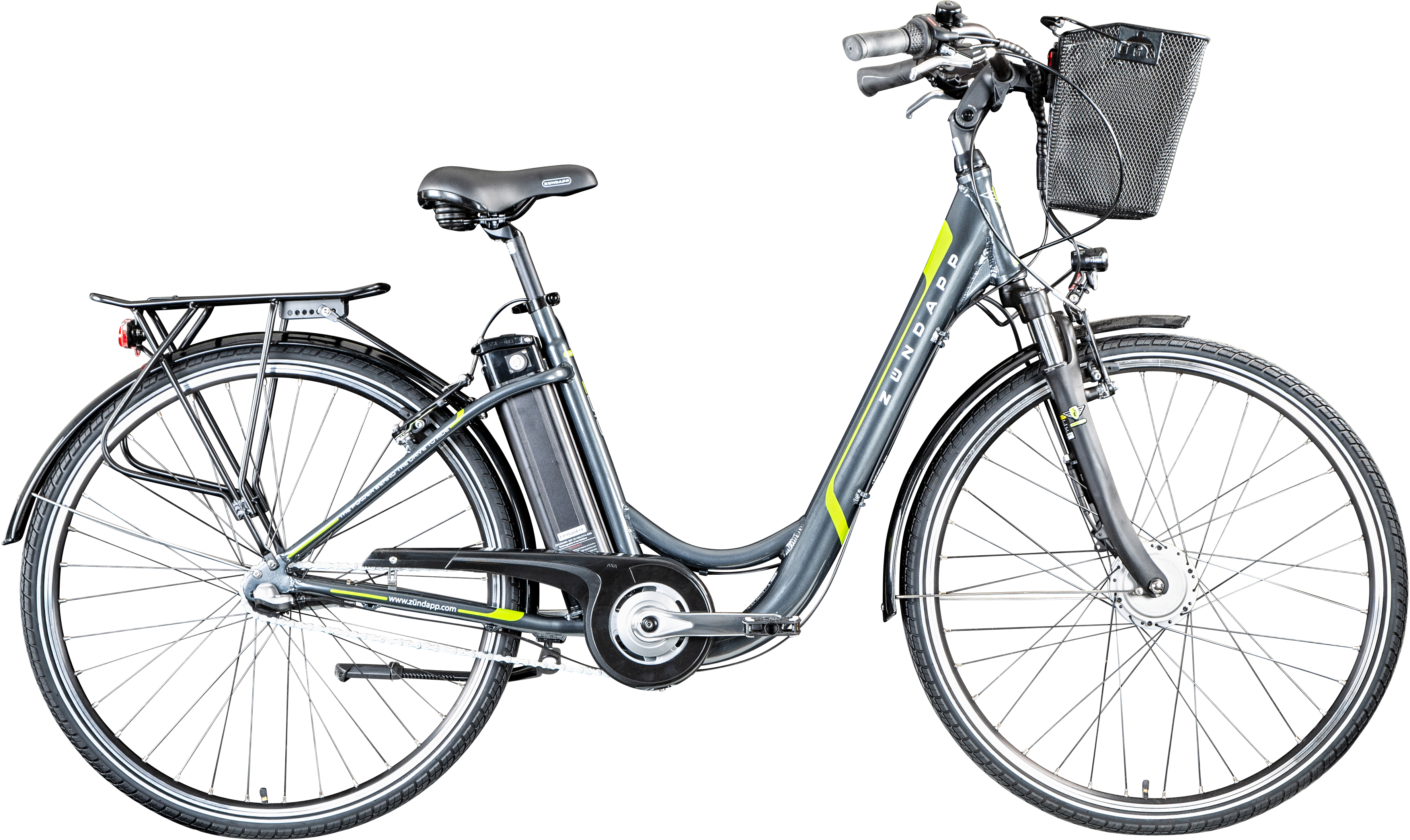 E-Bike »Z510«, 3 Gang, Shimano, Nexus SC-3C41, Frontmotor 250 W