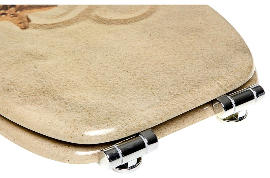 Sanilo Badaccessoire-Set »Sandy« WC-Sitz, Badteppich, Stöpsel, Seifenspender und WC-Bürste