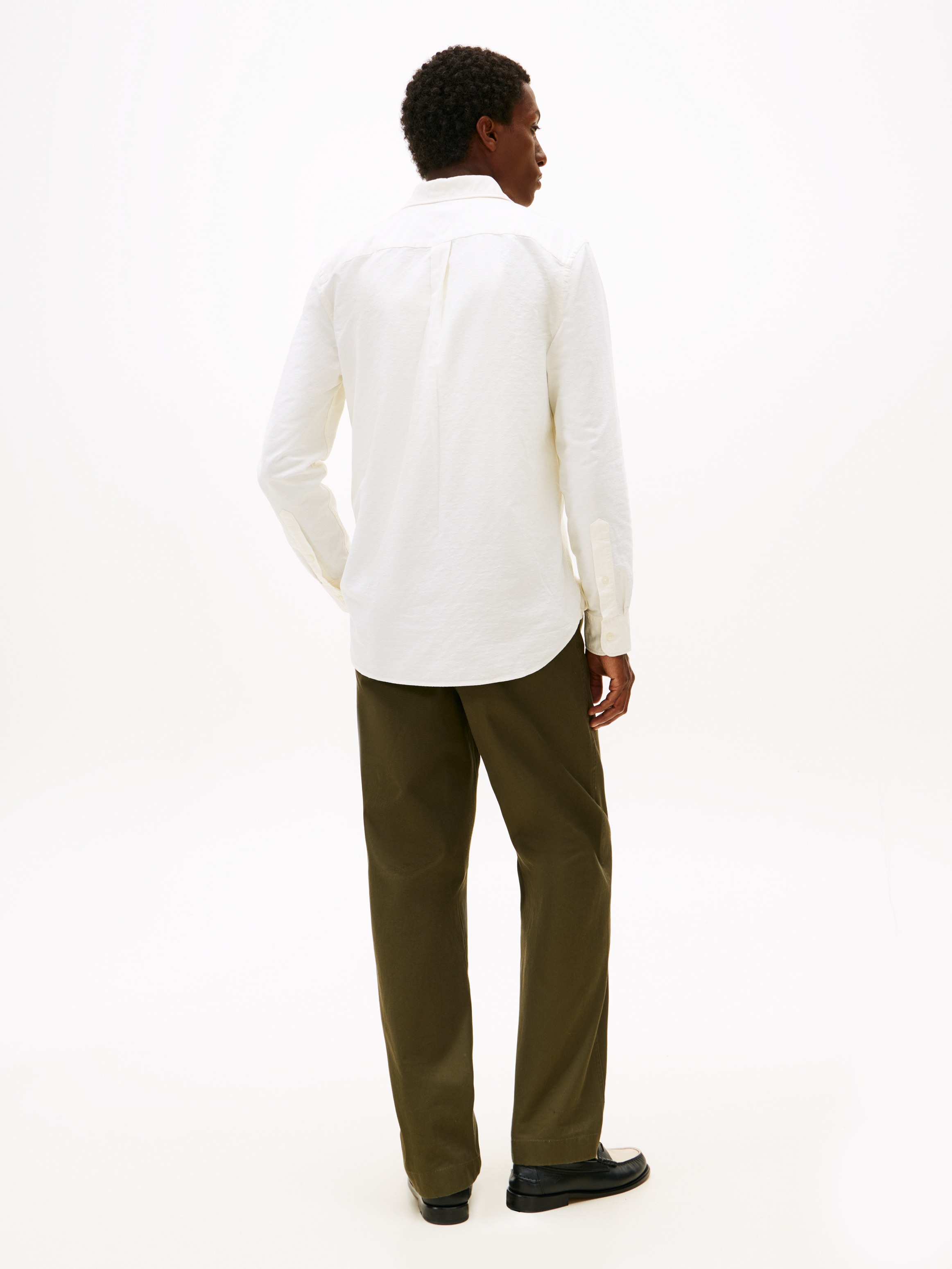 Tommy Hilfiger Langarmhemd »OXFORD DOBBY« Button-down-Kragen, regular fit, Businesshemd