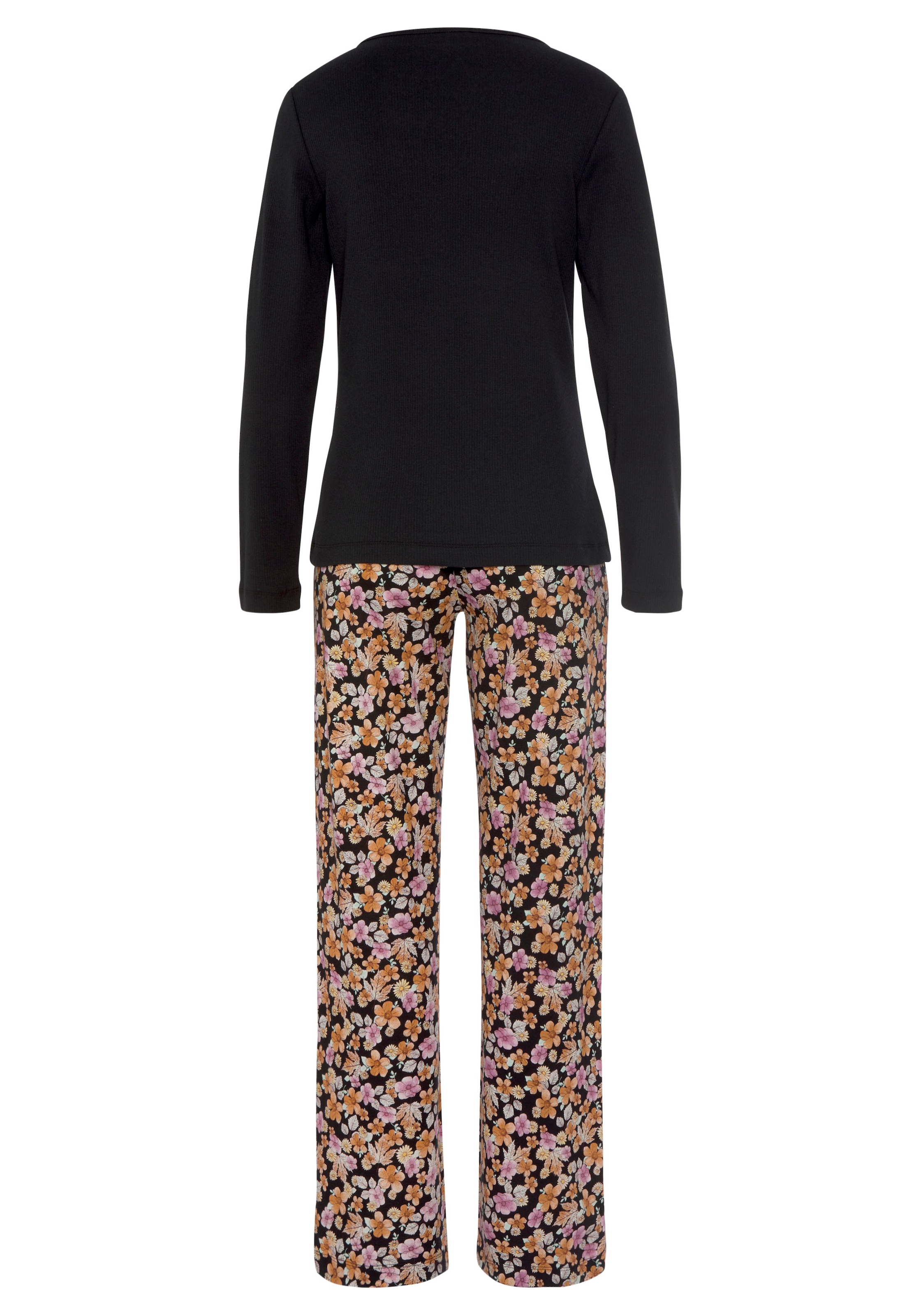 Vivance Dreams Pyjama 2 tlg. mit schönem Blumendruck