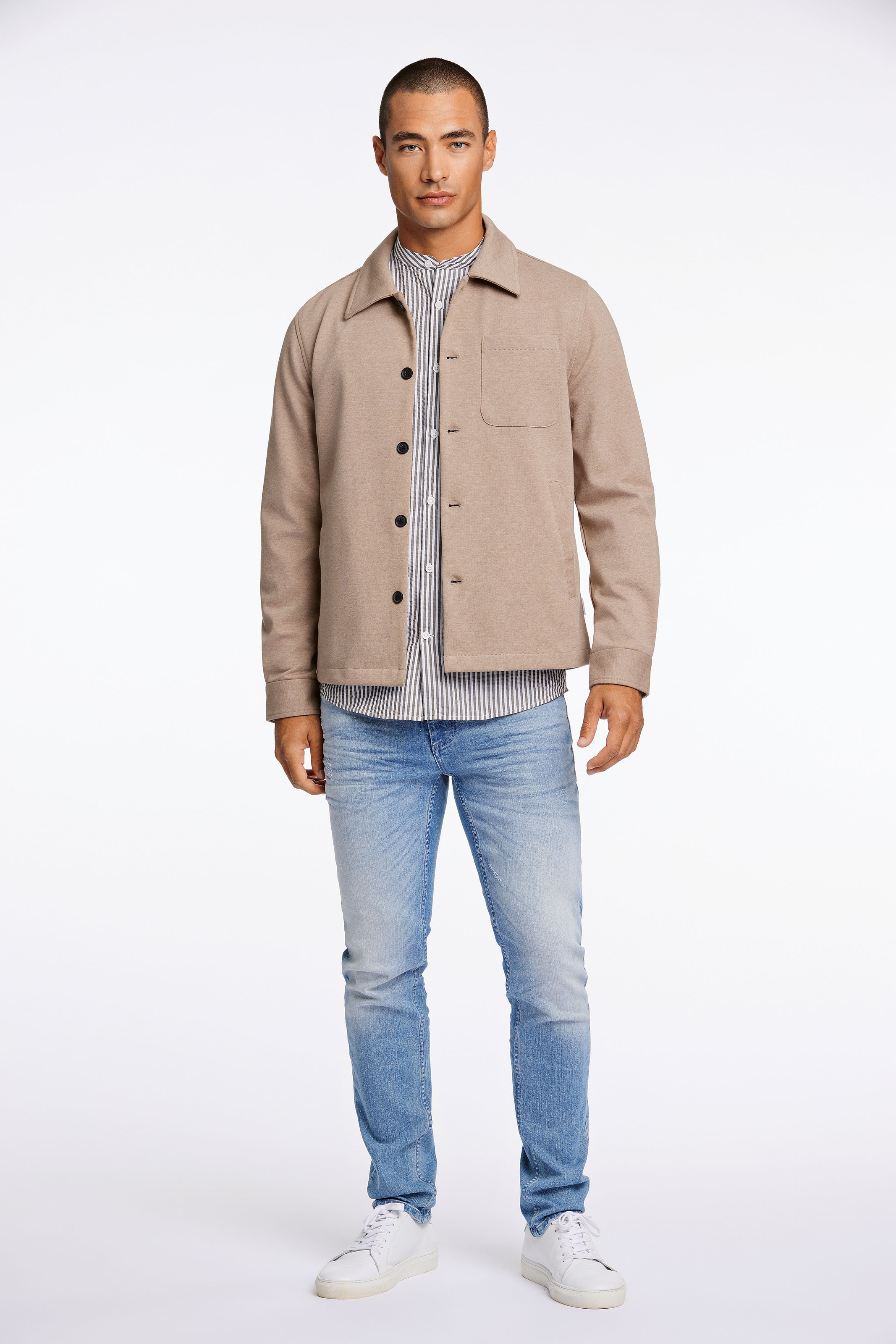 LINDBERGH Blusenjacke, ohne Kapuze, mit Brusttasche und Eingrifftaschen