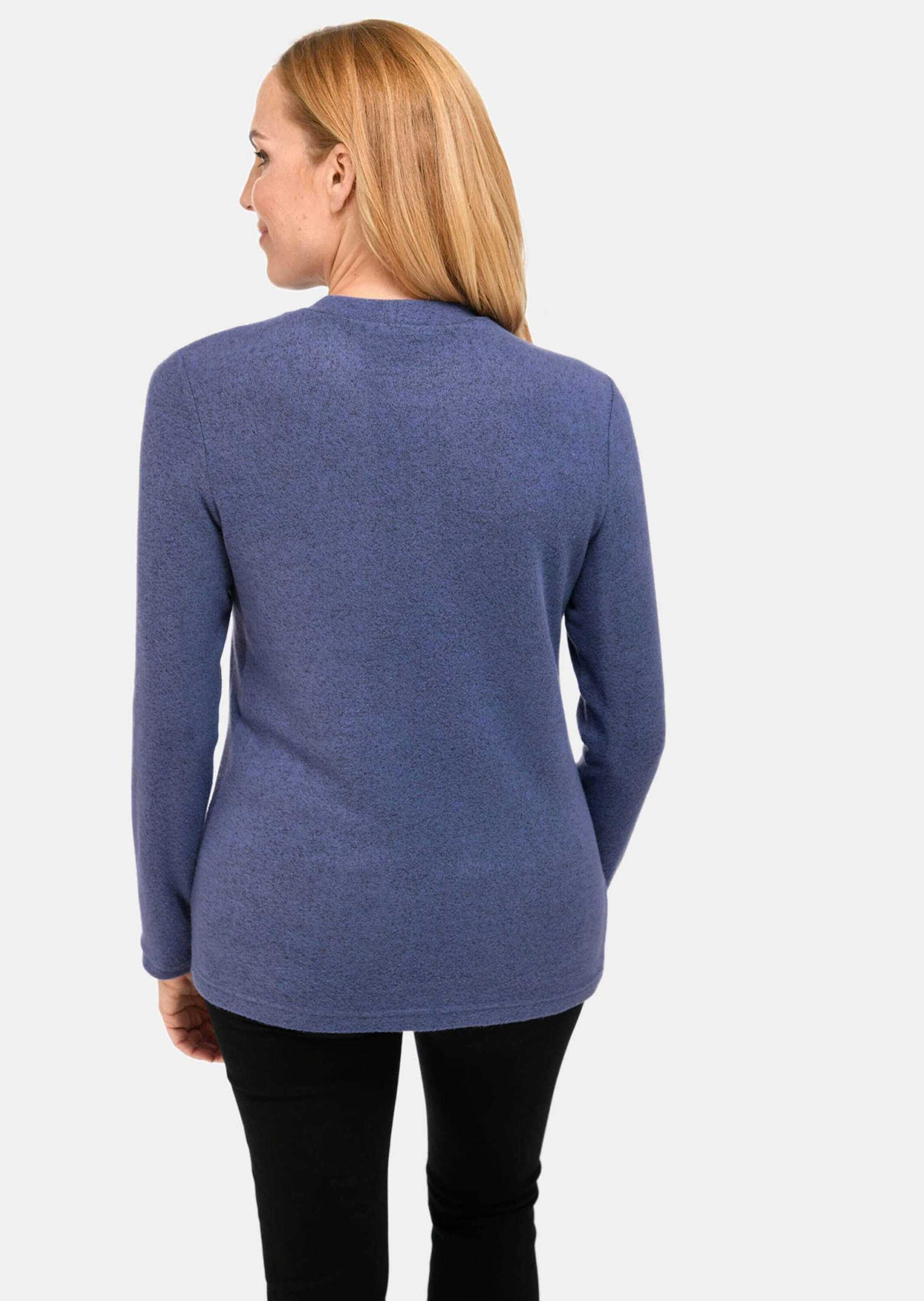 GOLDNER Longpullover »Strickshirt Angenehm weiches Shirt mit Glitzersteinen«
