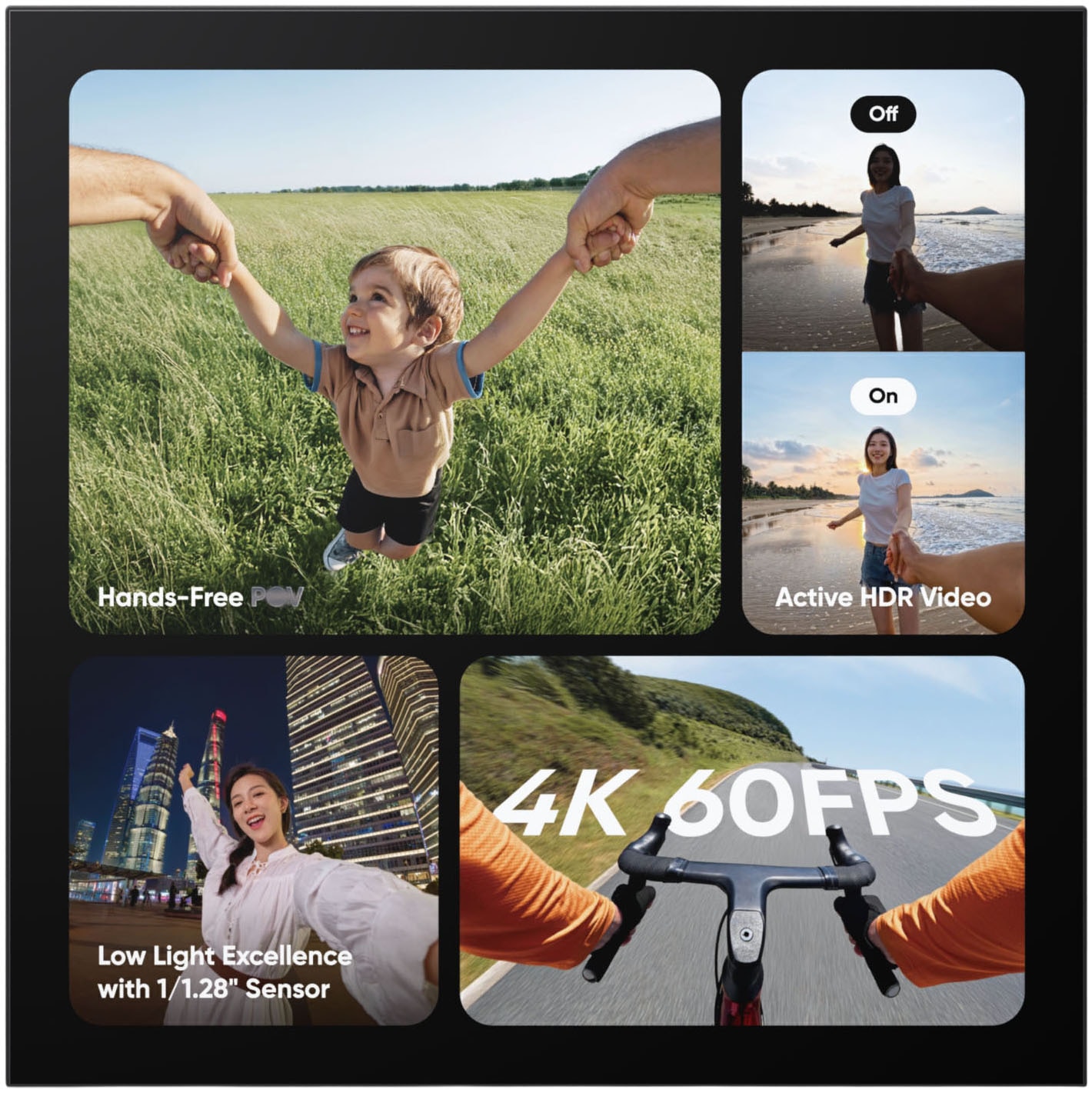 Insta360 Action Cam »GO Ultra Standard Bundle« 4K Ultra HD Bluetooth