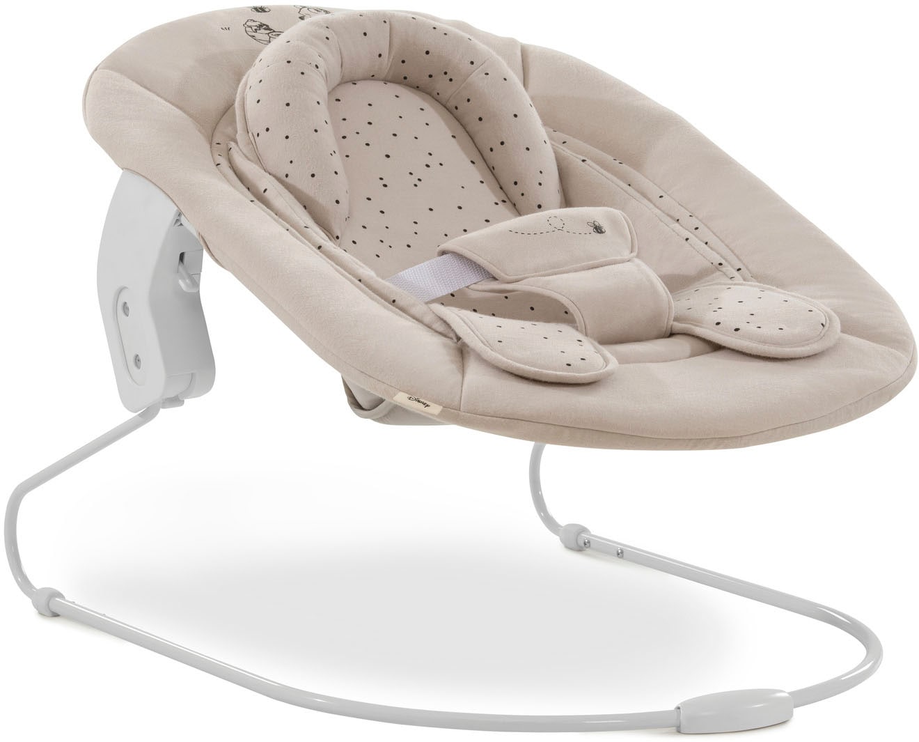 Hauck Hochstuhlaufsatz »Alpha Bouncer 2in1 Winnie the Pooh beige« bis, 9 kg, mit Wippgestell