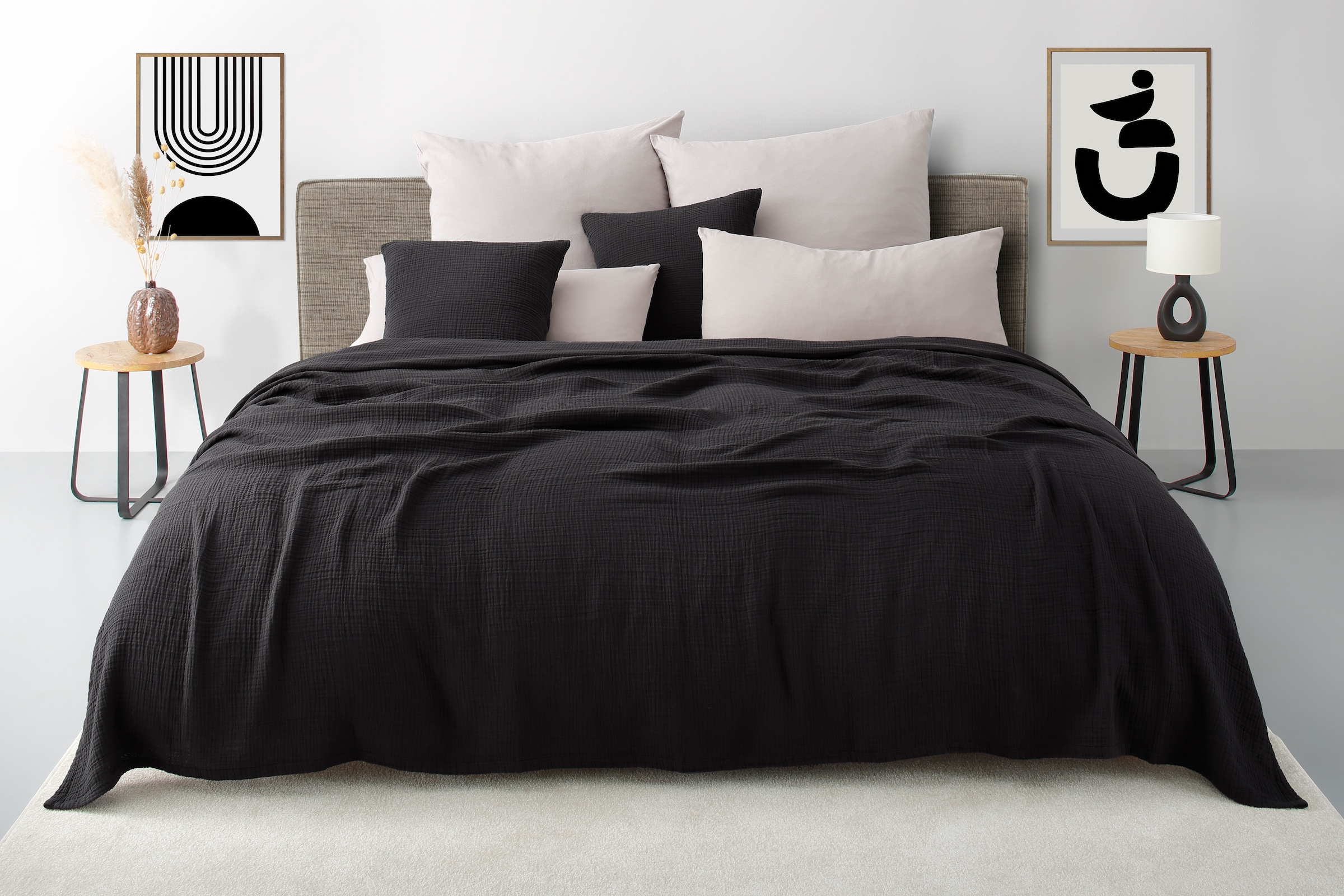 OTTO home Tagesdecke »Bailee« weiche Musselin Qualität, viele Farben erhältlich, ab 140x200 cm