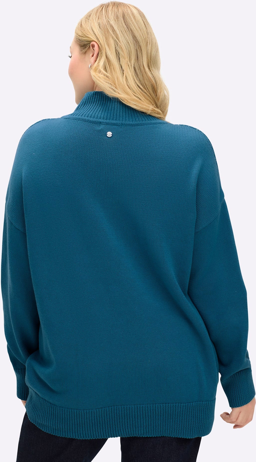Sheego Stehkragenpullover »Pullover«