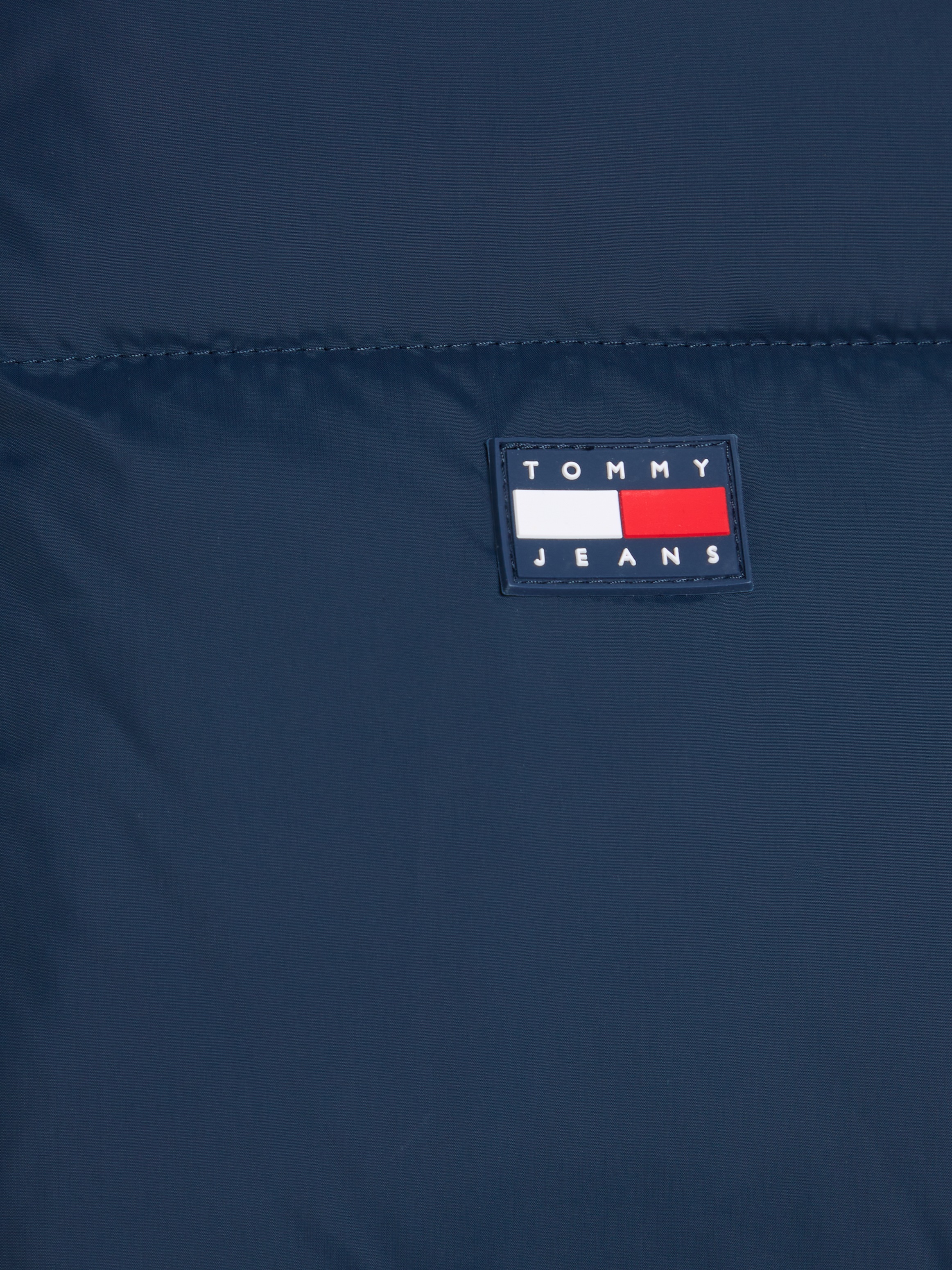 Tommy Jeans Steppweste »TJM POLY PUFFER VEST«, Kragen mit Fleece gefüttert, Markenlogo auf Brusthöhe