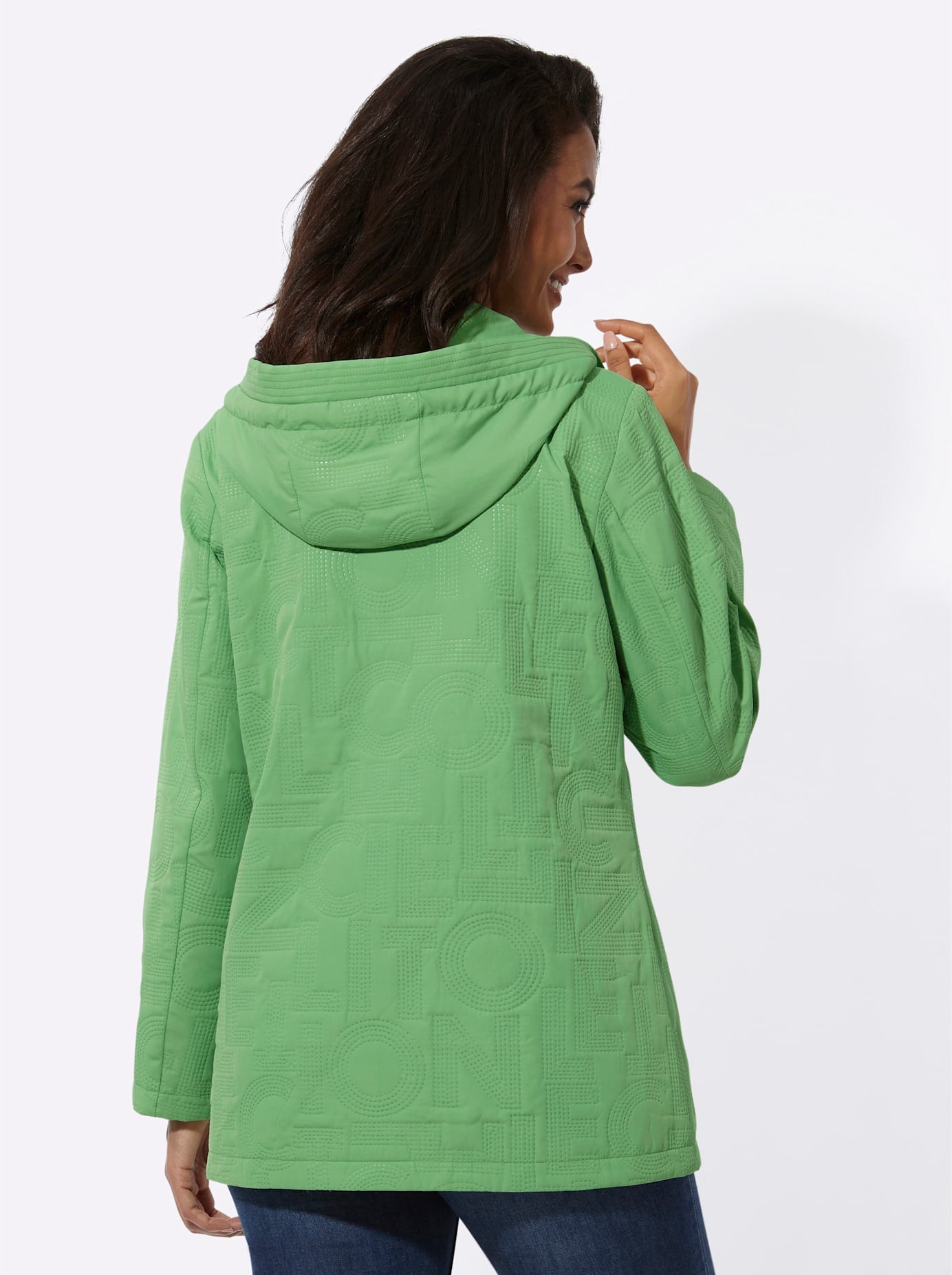 Casual Looks Langjacke, mit Kapuze