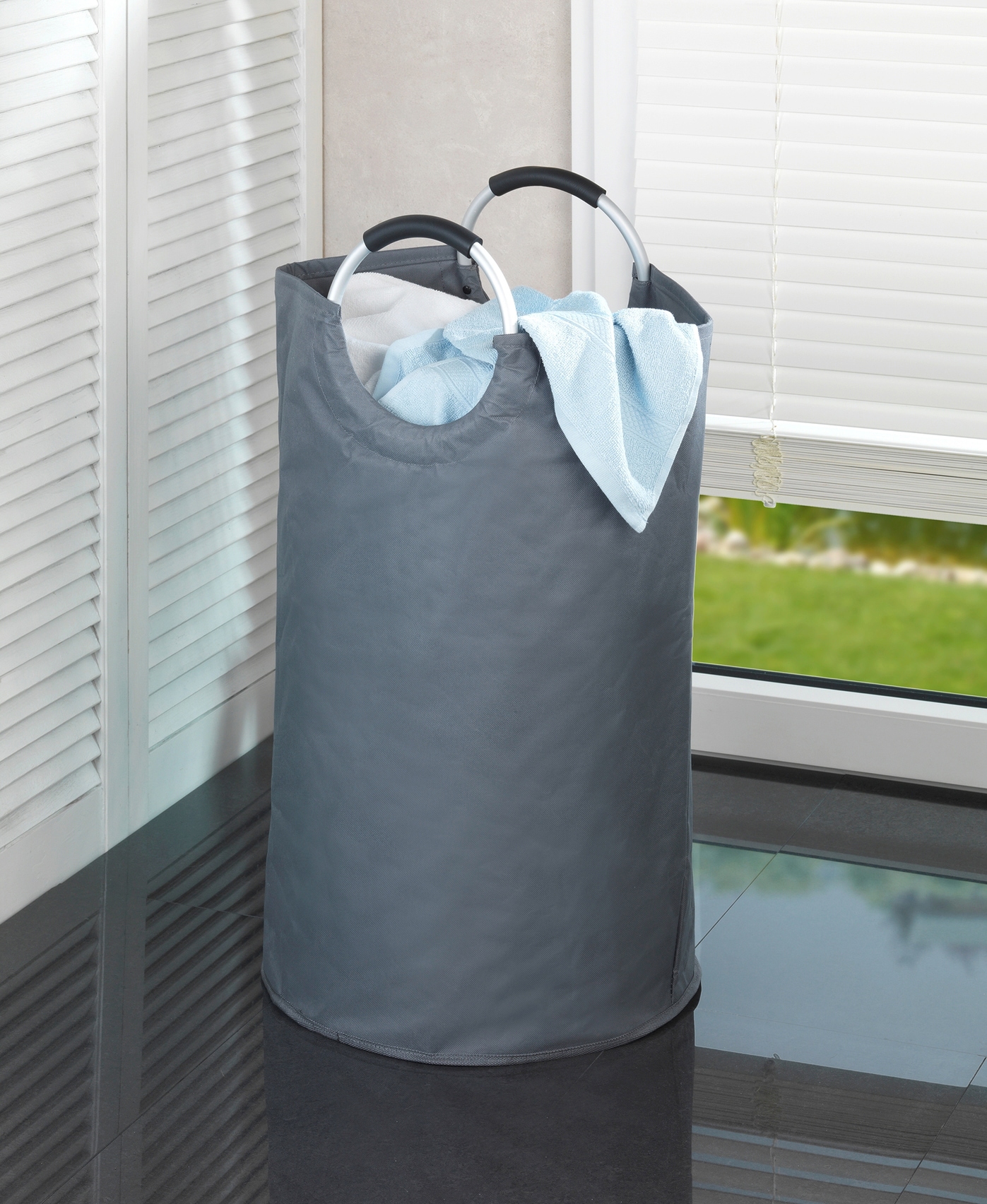 WENKO Wäschesack »Jumbo«, (1 St.), Wäschesammler, Maße (B/T x H): Ø 38 x 72 cm