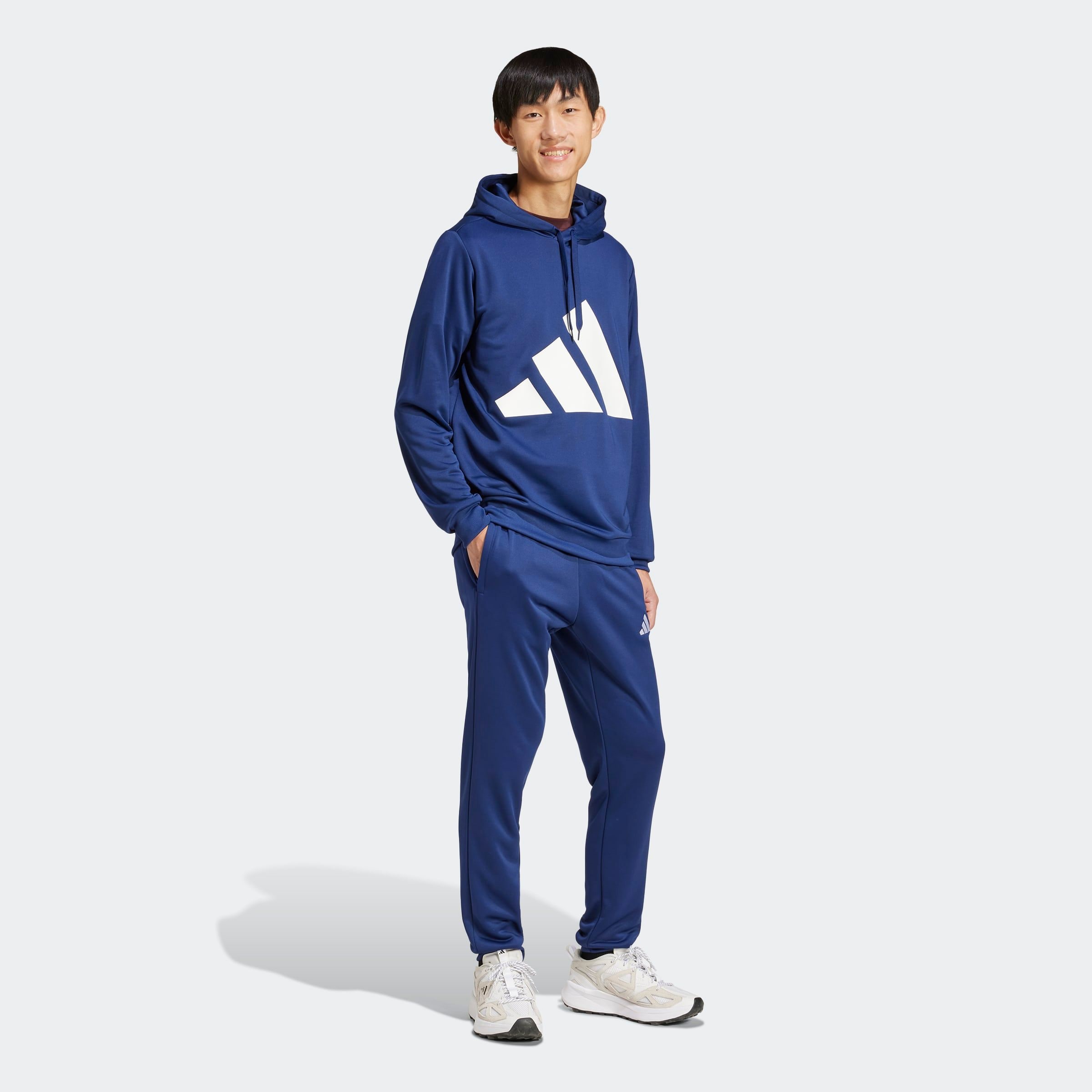 adidas Sportswear Trainingsanzug »M BL FT HD TS«, (2 tlg.), aus weichem French-Terry-Material, Hoodie