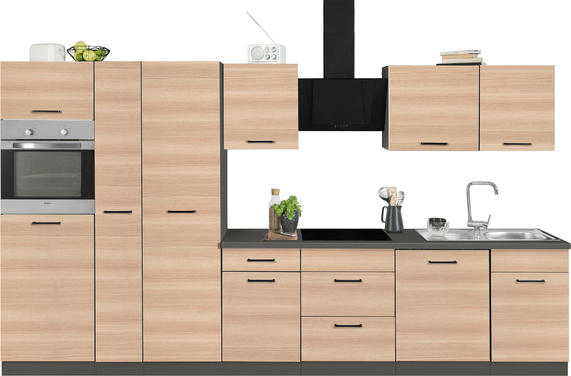 wiho Küchen Küchenzeile »Esbo«, ohne E-Geräte, Breite 360 cm auf Rechnung  kaufen