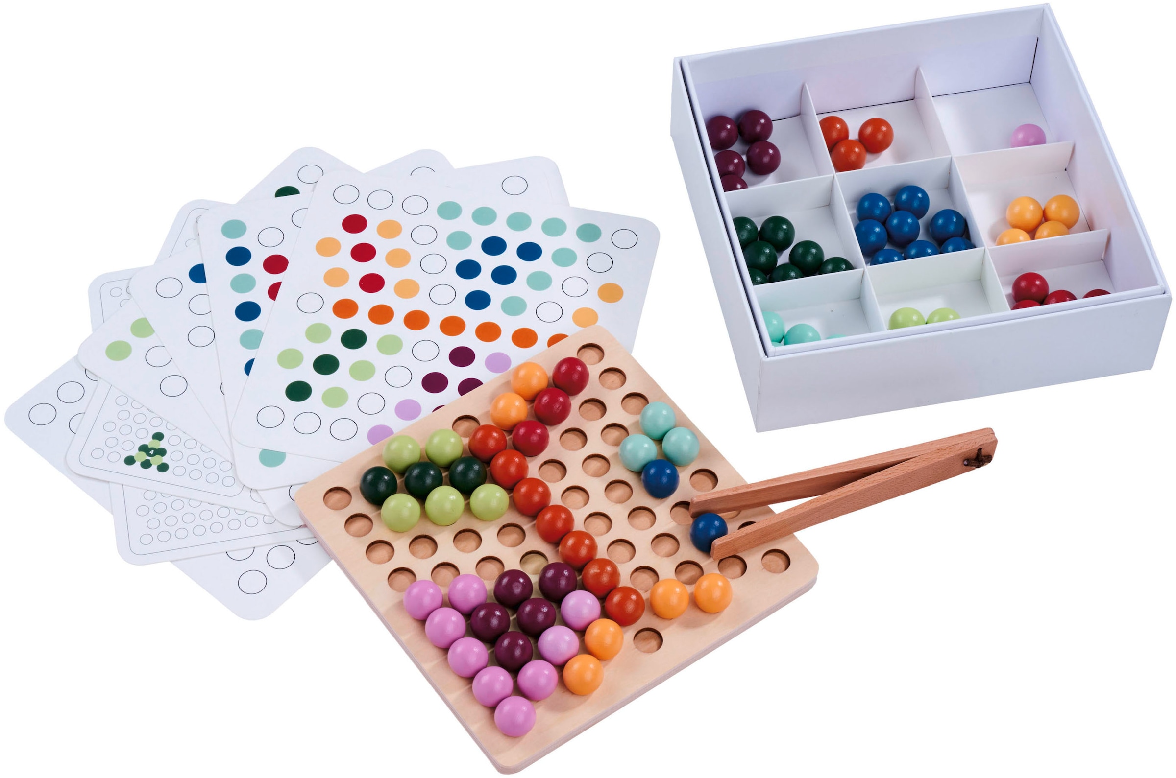 Eichhorn Steckspielzeug »Montessori Sortierperlen«